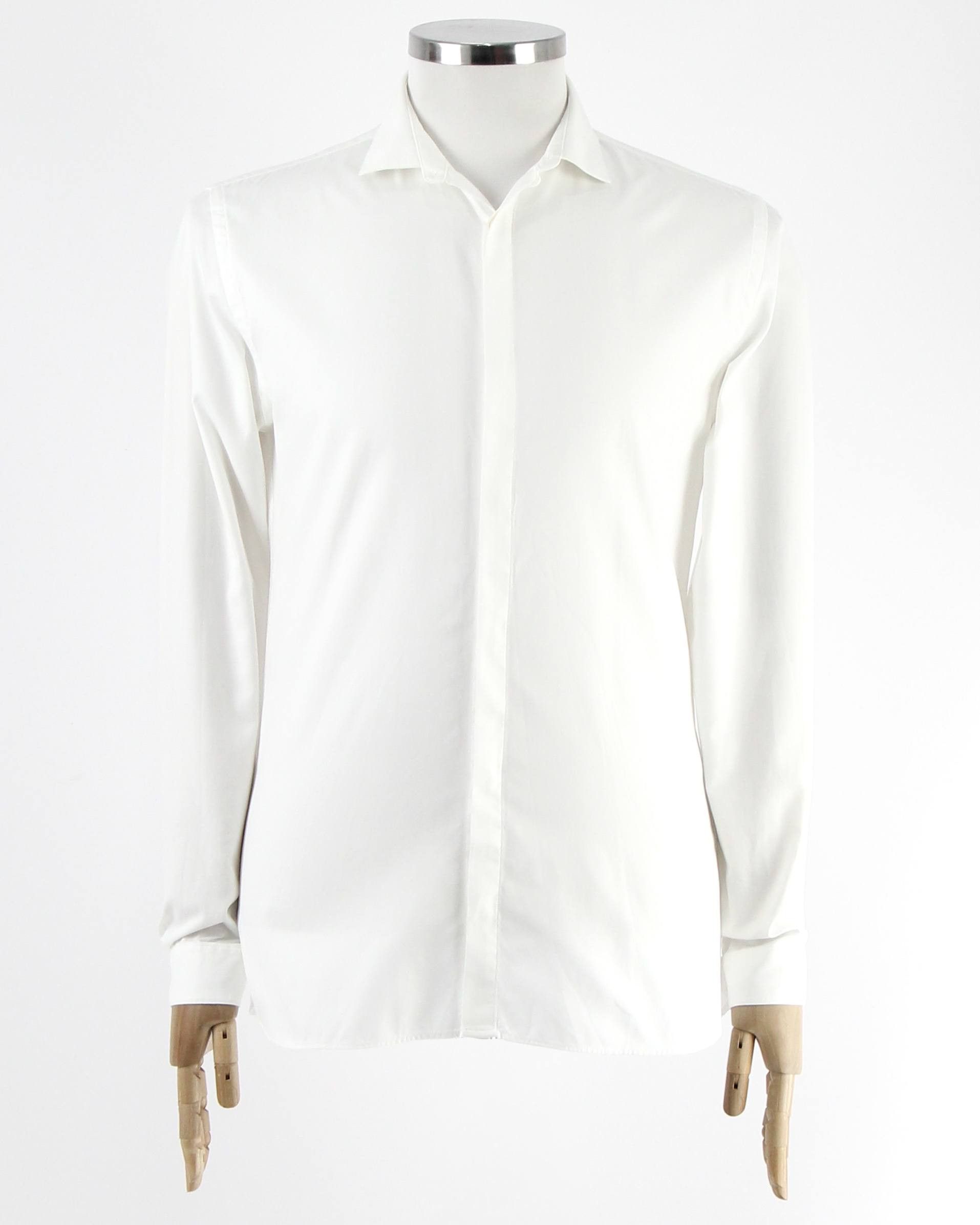 The Kooples THE KOOPLES PARIS White Slim Shirt Size US M / EU 48-50 / 2 - 1 Thumbnail