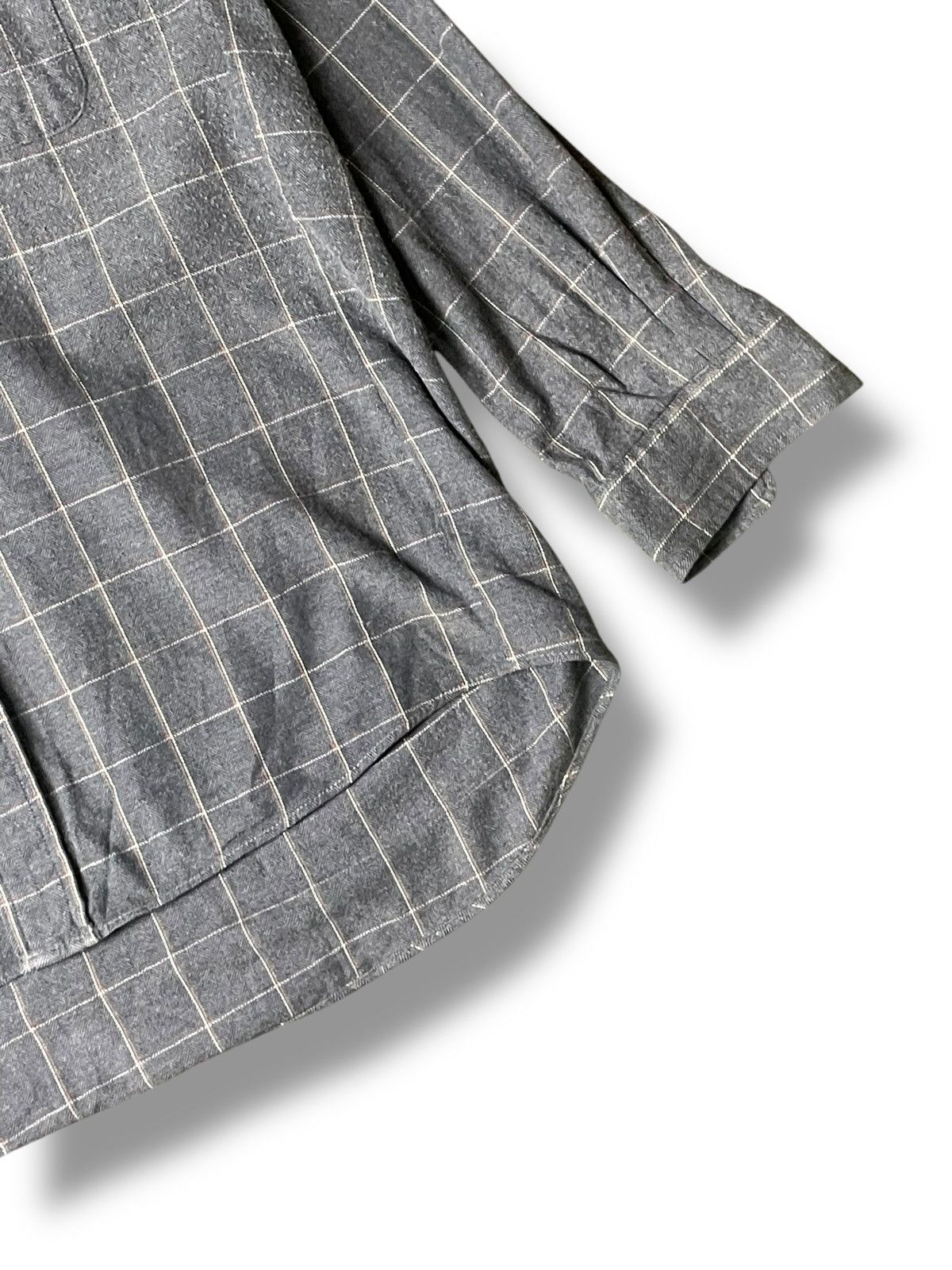 Japanese Brand Maxime Labeyrie Brand Button Up Flannel (58) Size US M / EU 48-50 / 2 - 4 Thumbnail
