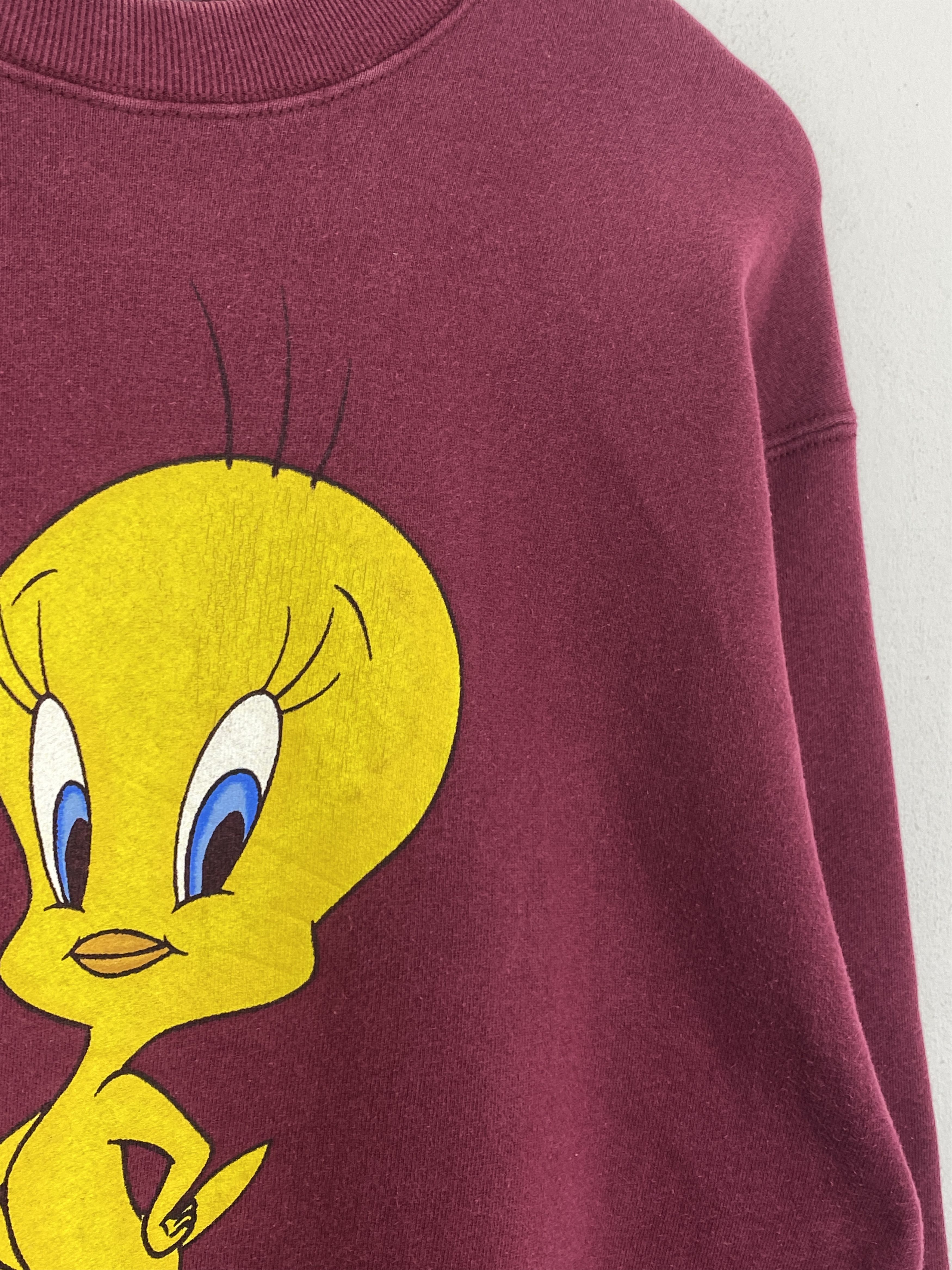 Warner Bros Vintage 90s Tweety Warner Bros Pullover Sweatshirt SH0103 Size US M / EU 48-50 / 2 - 9 Thumbnail