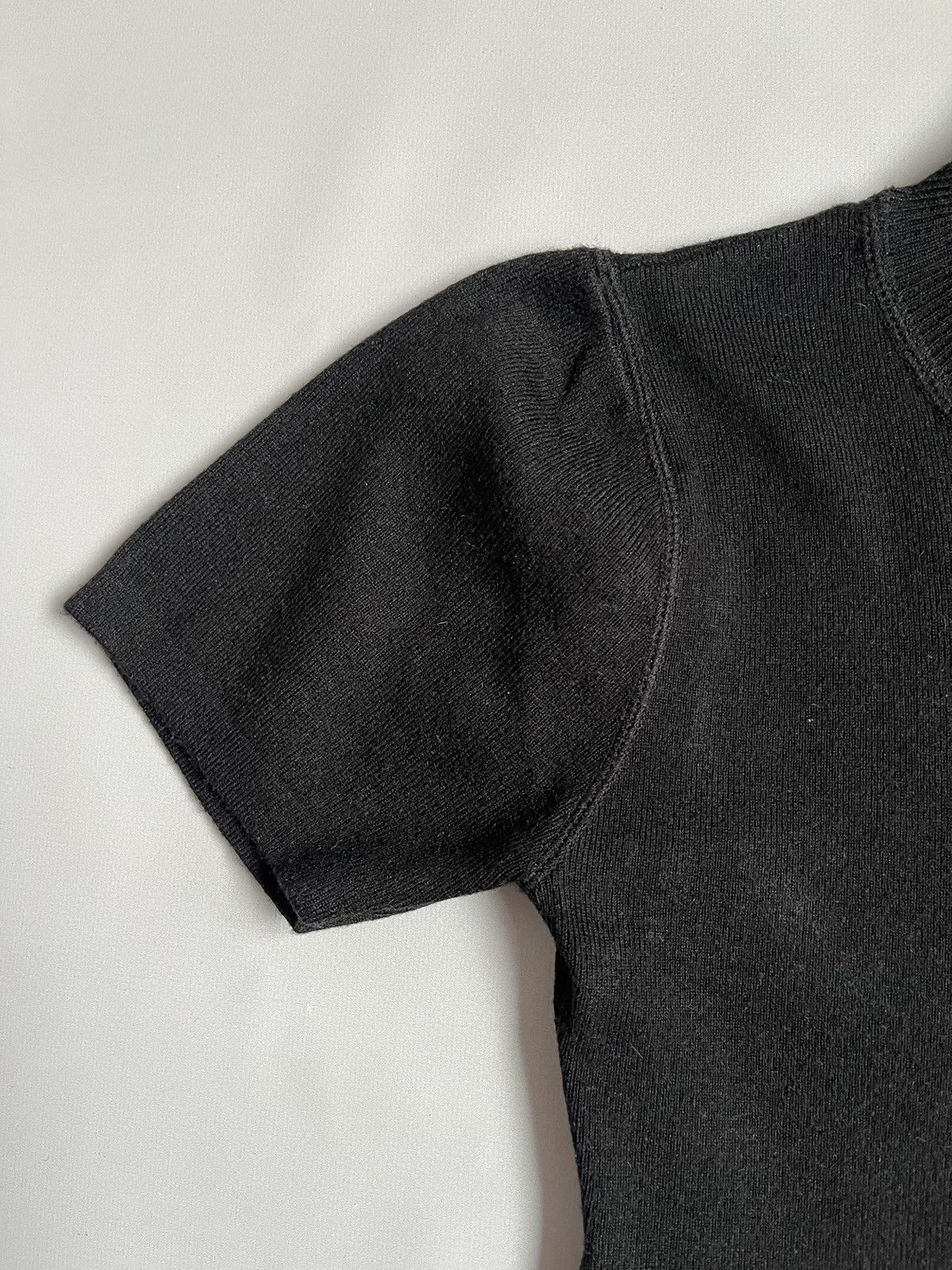 Alexander Wang Alexander Wang Black Wool Mock Neck Short Sleeve Dress Size M / US 6-8 / IT 42-44 - 5 Thumbnail