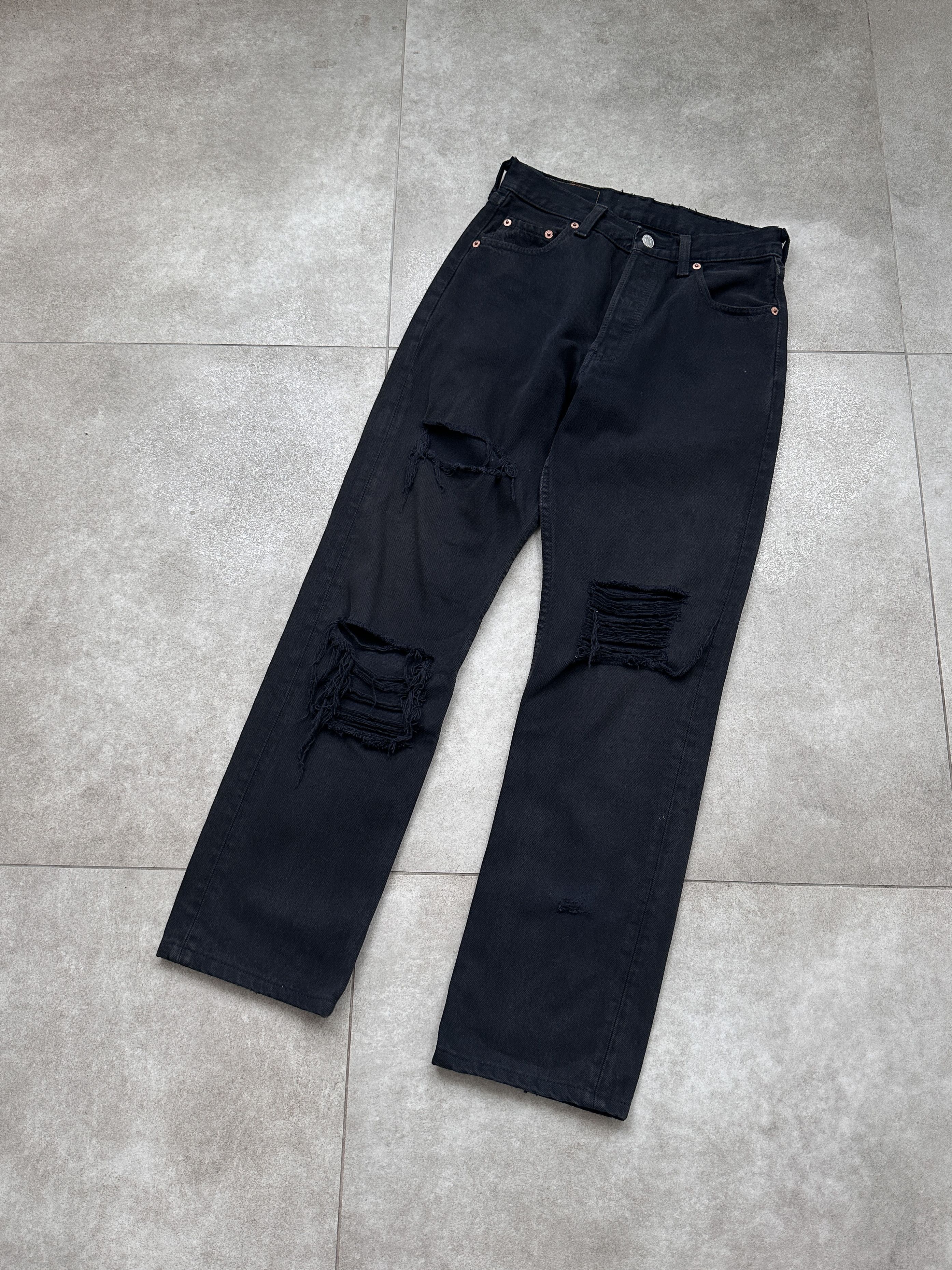 Levi's Vintage Levis 501 Black Jeans Denim Pants Size US 28 / EU 44 - 1 Thumbnail