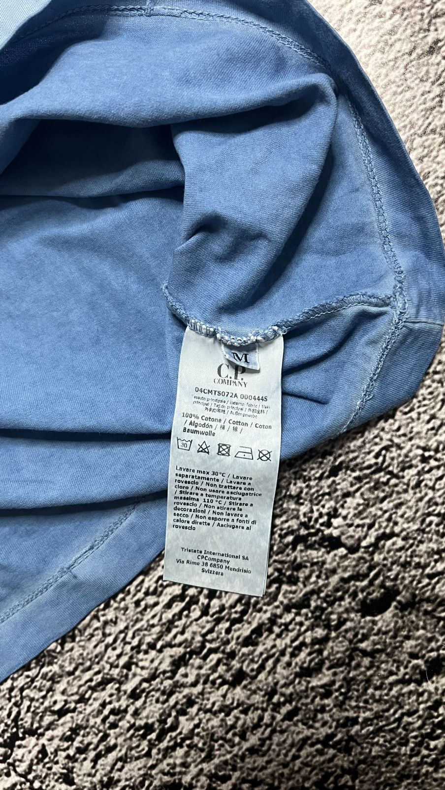 C.P. Company × Massimo Osti C.P. Company “re colour” garment dyed box logo t shirt Size US M / EU 48-50 / 2 - 5 Thumbnail