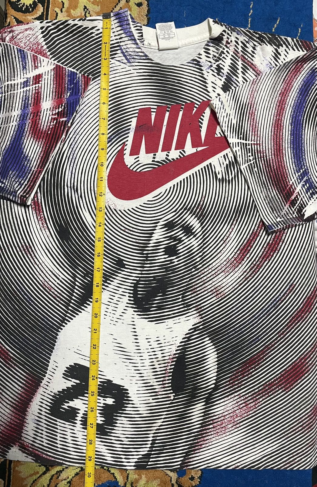 Nike Vintage 90s Nike Micheal Jordan AOP T-Shirt. Size US XL / EU 56 / 4 - 11 Thumbnail