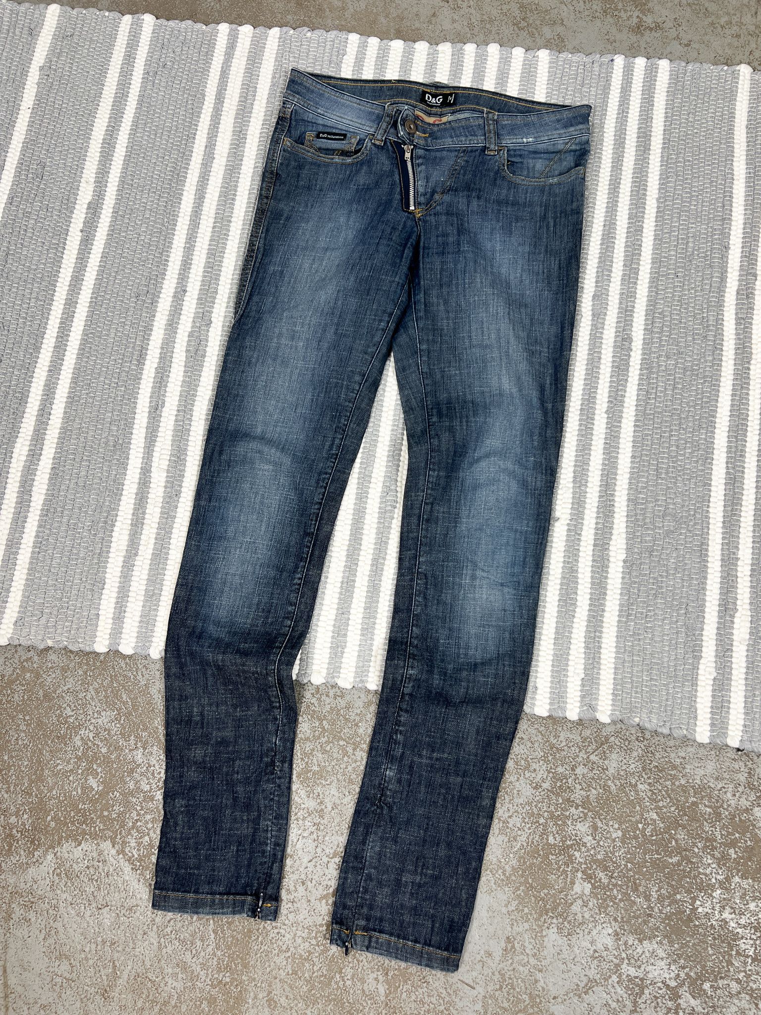 Dolce & Gabbana Vintage Dolce & Gabbana D&G Blue Denim Jeans Pants Size 24" / US 00 / IT 34 - 1 Thumbnail