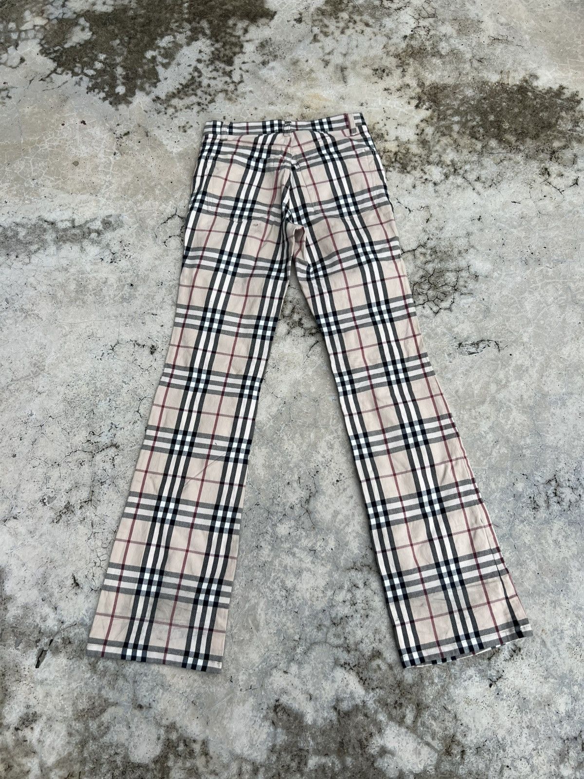 Burberry × Designer Burberry London Nova Check Pants Size 26" / US 2 / IT 38 - 2 Thumbnail