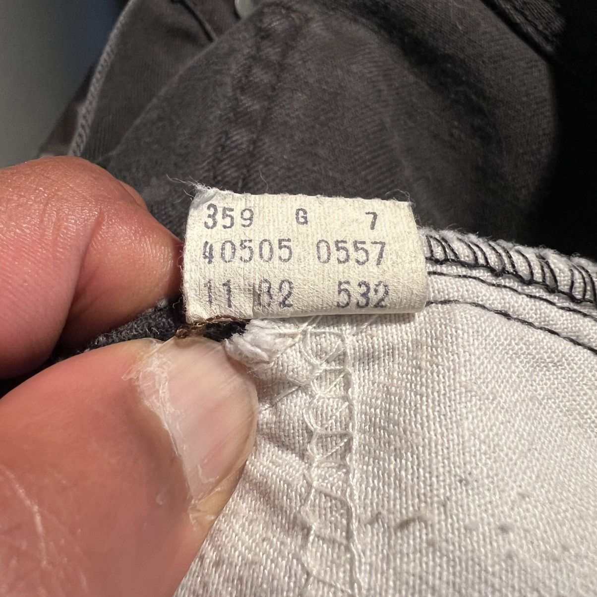 Levi's Vtg 80s Levi’s 505 Jeans Black Denim USA Made Black Tab Size US 29 - 14 Thumbnail