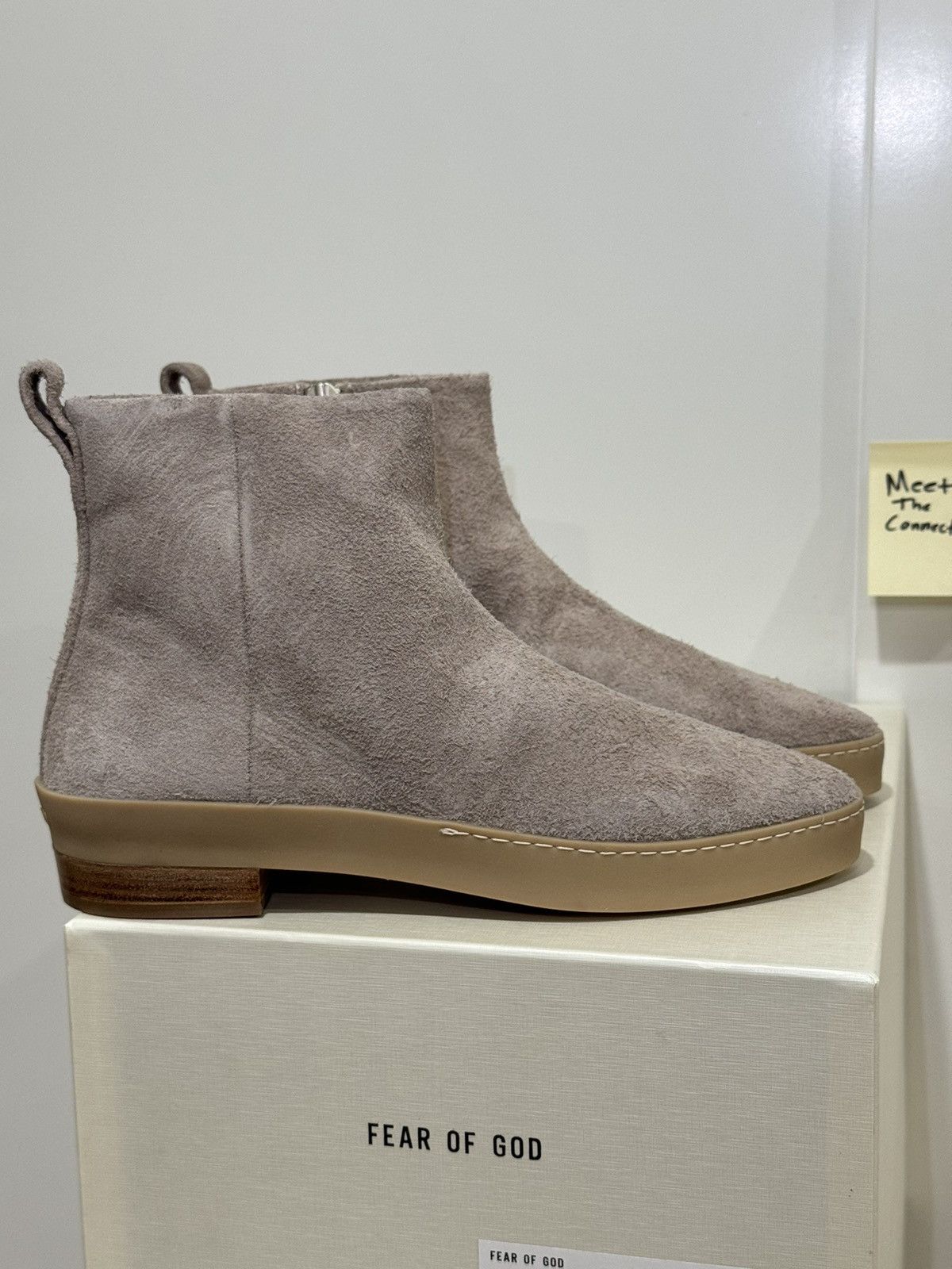Fear of God Chelsea Sante Fe Boot sz 39 / 7 US God Grey Suede Size US 7 / EU 40 - 4 Thumbnail