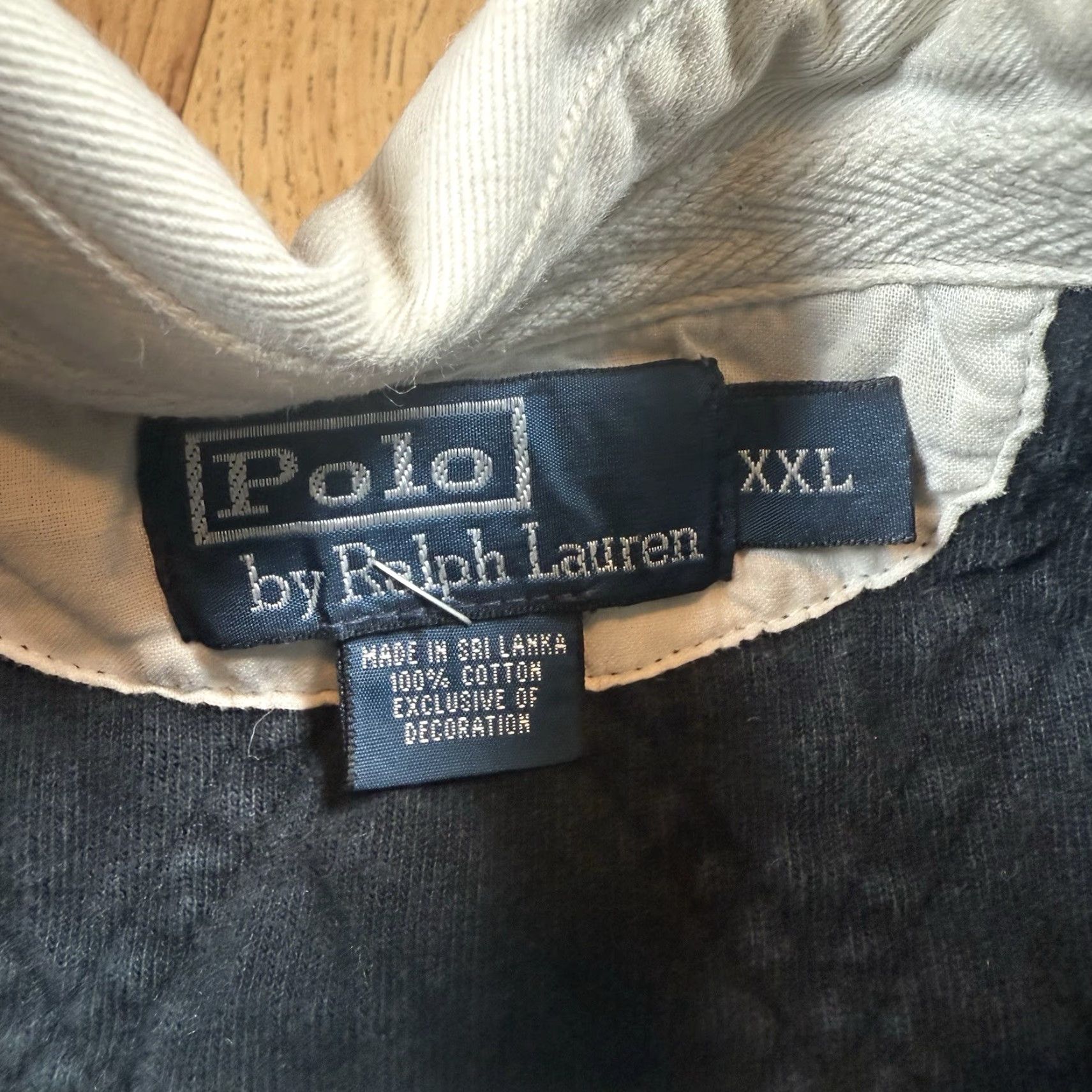 Ralph Lauren VTG Ralph Lauren Polo Rugby Sweater Mens XXL Black Elbow Pads Pullover 2XL Size US XXL / EU 58 / 5 - 4 Thumbnail