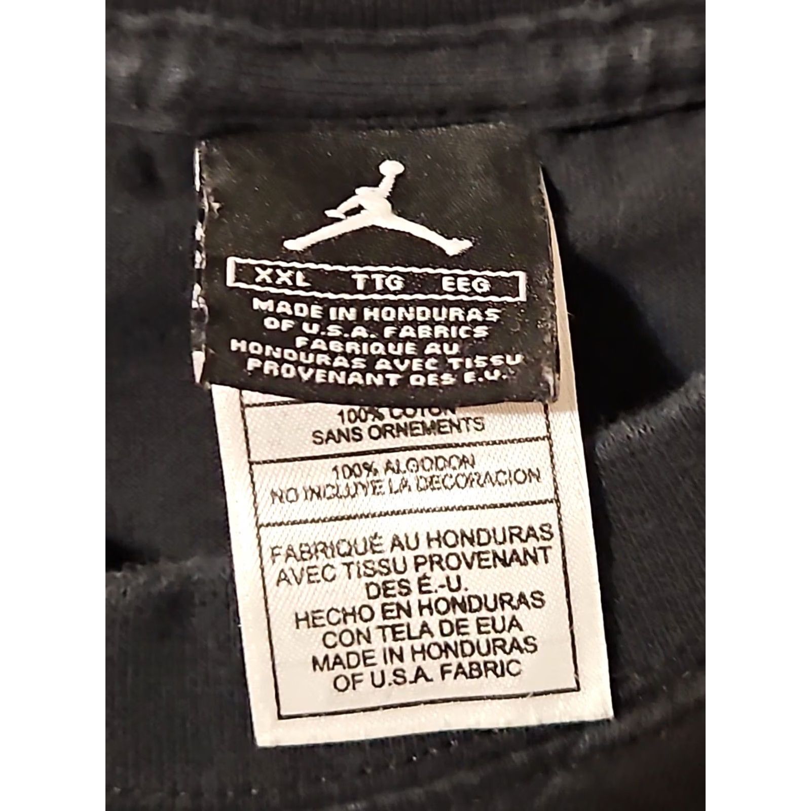 Nike Nike Air Jordan Jumpman 23 Black Crew T-Shirt Men's 2XL XXL Graphic Print Short Sleeve Crew Neck Shirt AS-IS (if applicable) Size US XXL / EU 58 / 5 - 5 Thumbnail