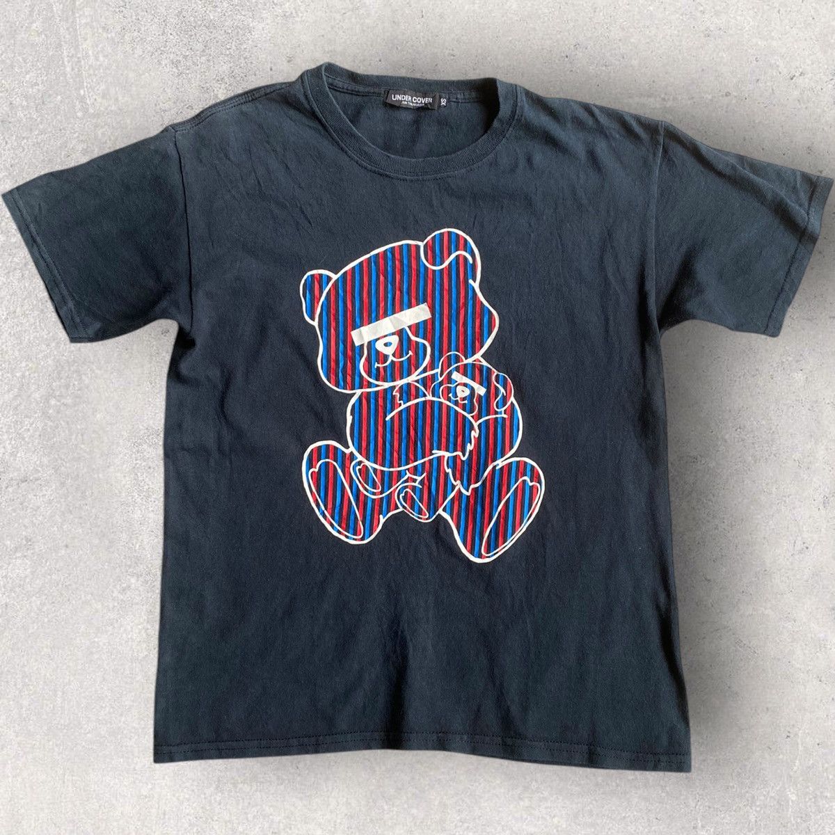 Undercover Stripe Bear T Shirt
