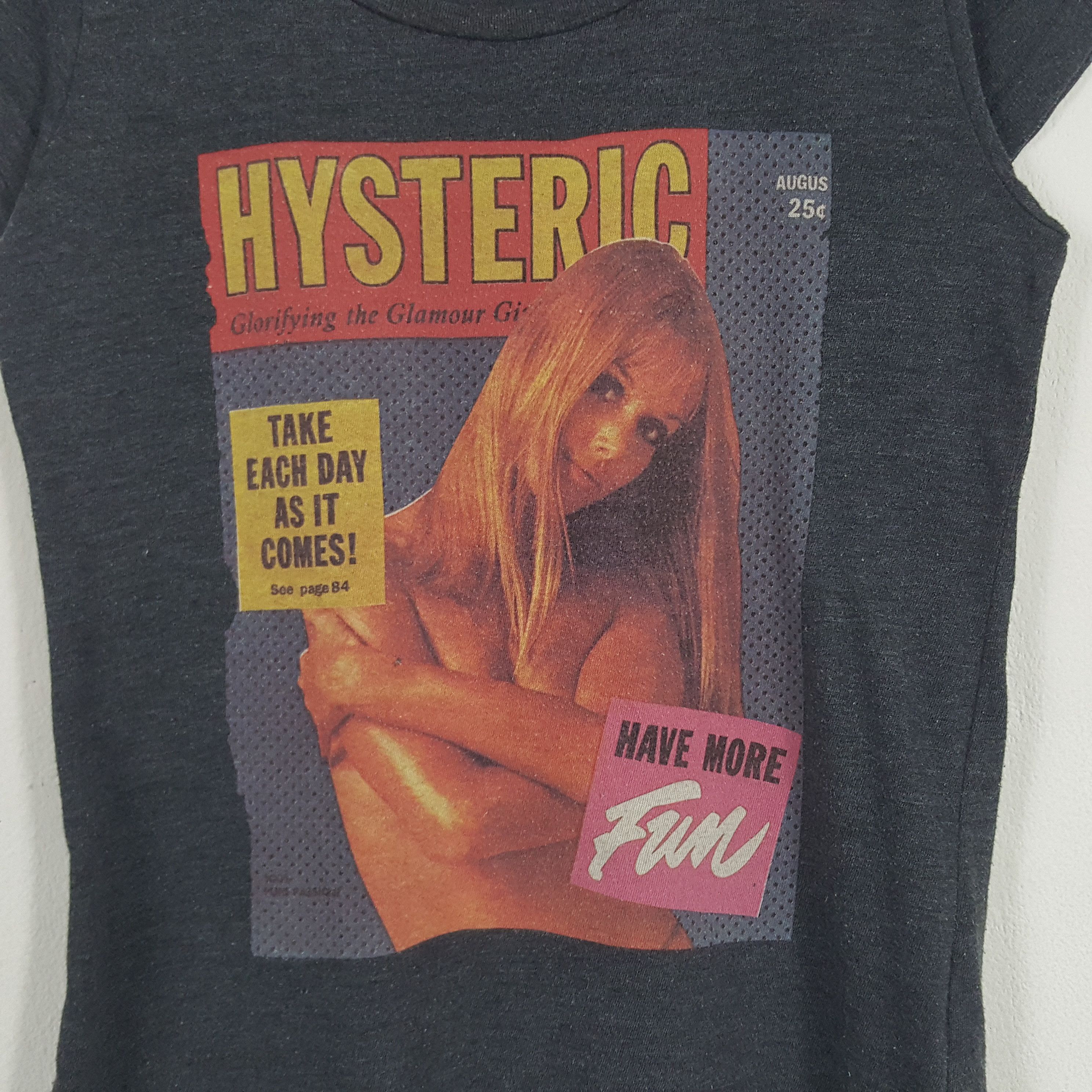 Hysteric Glamour × Japanese Brand × Vintage Vintage Hysteric Glamour Japanese Brand Parody Tshirt Size S / US 4 / IT 40 - 2 Thumbnail