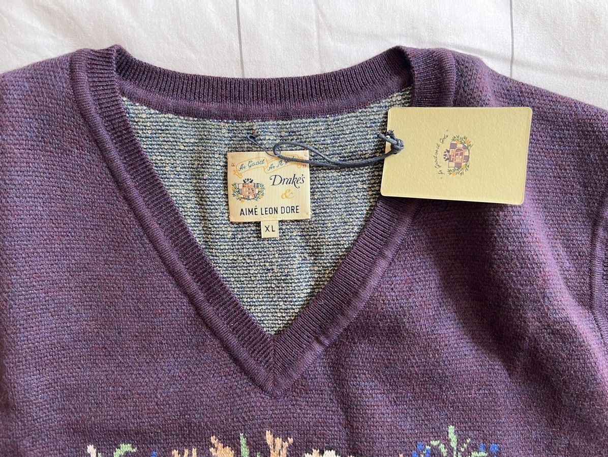 Aime Leon Dore × Drake's Aime Leon Dore ALD/Drake's Greyhound Sweater Vest Size XL Size US XL / EU 56 / 4 - 3 Thumbnail