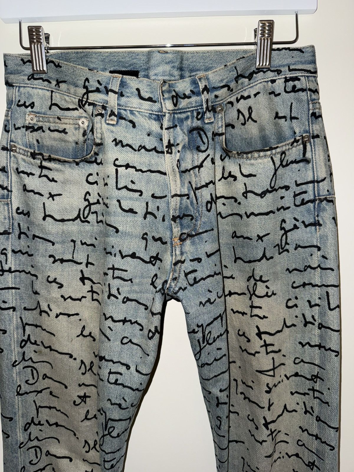 Dior dior script jeans Size US 29 - 2 Thumbnail