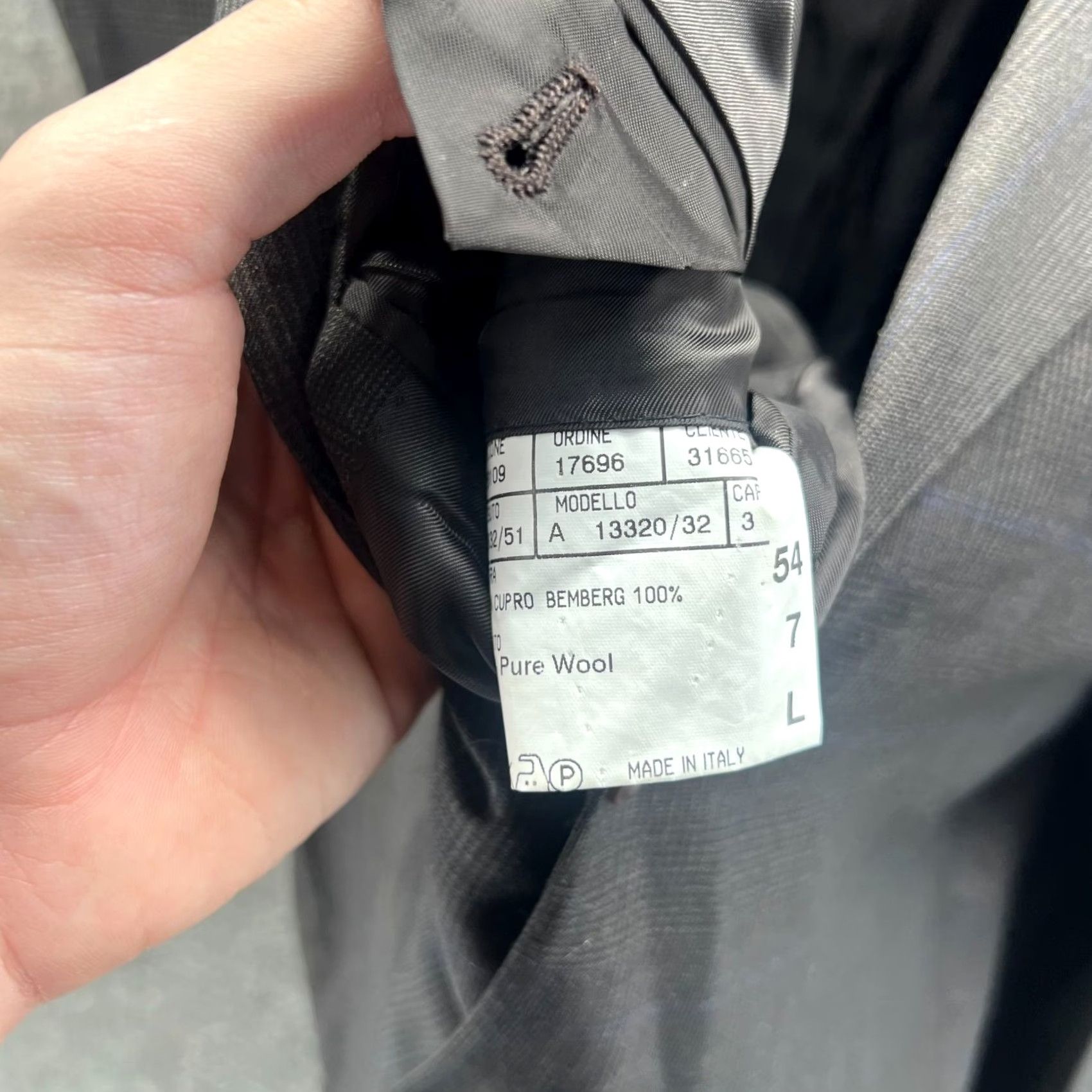 Canali VINTAGE Canali Blazer Mens 44R Black Single Breasted Pure Wool Italy Preppy Jacket Size 44R - 7 Thumbnail