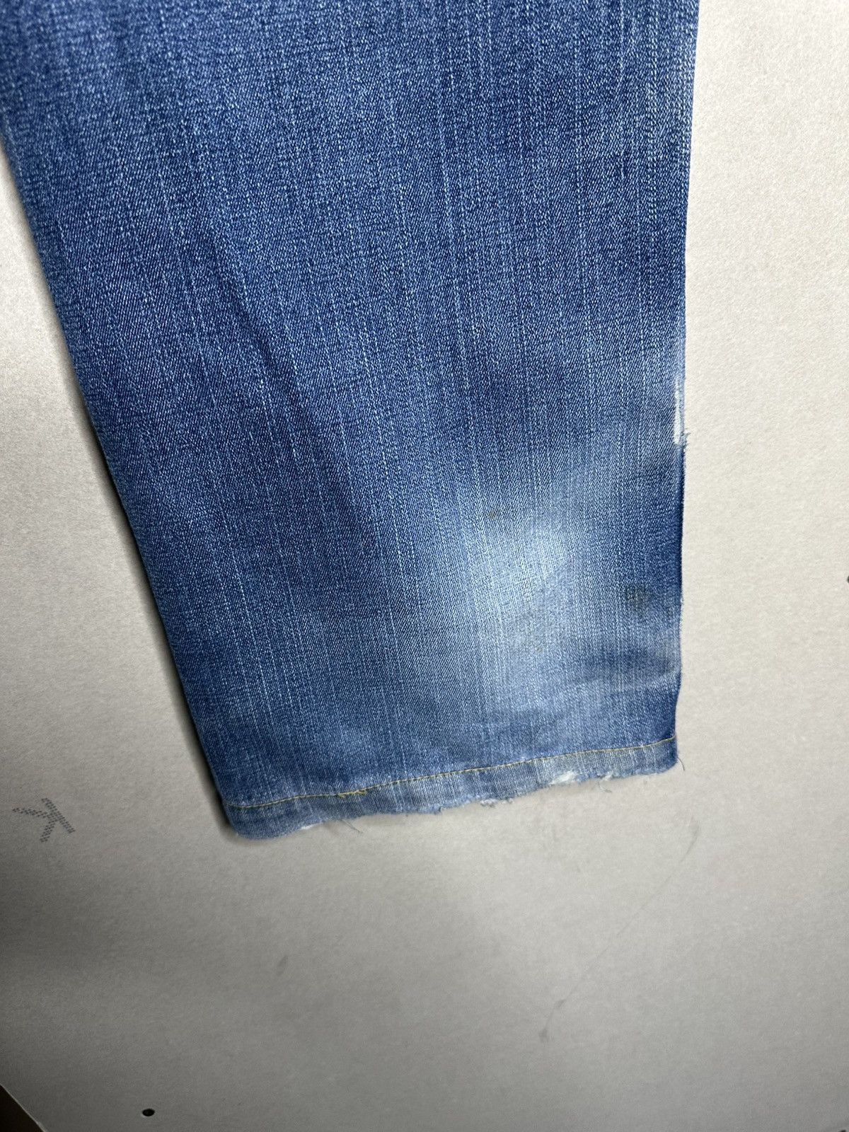 Vintage 32/32 Raw Blue Rap Hip Hop Jeans Punk Rarest Denim Pants Size US 32 / EU 48 - 18 Thumbnail