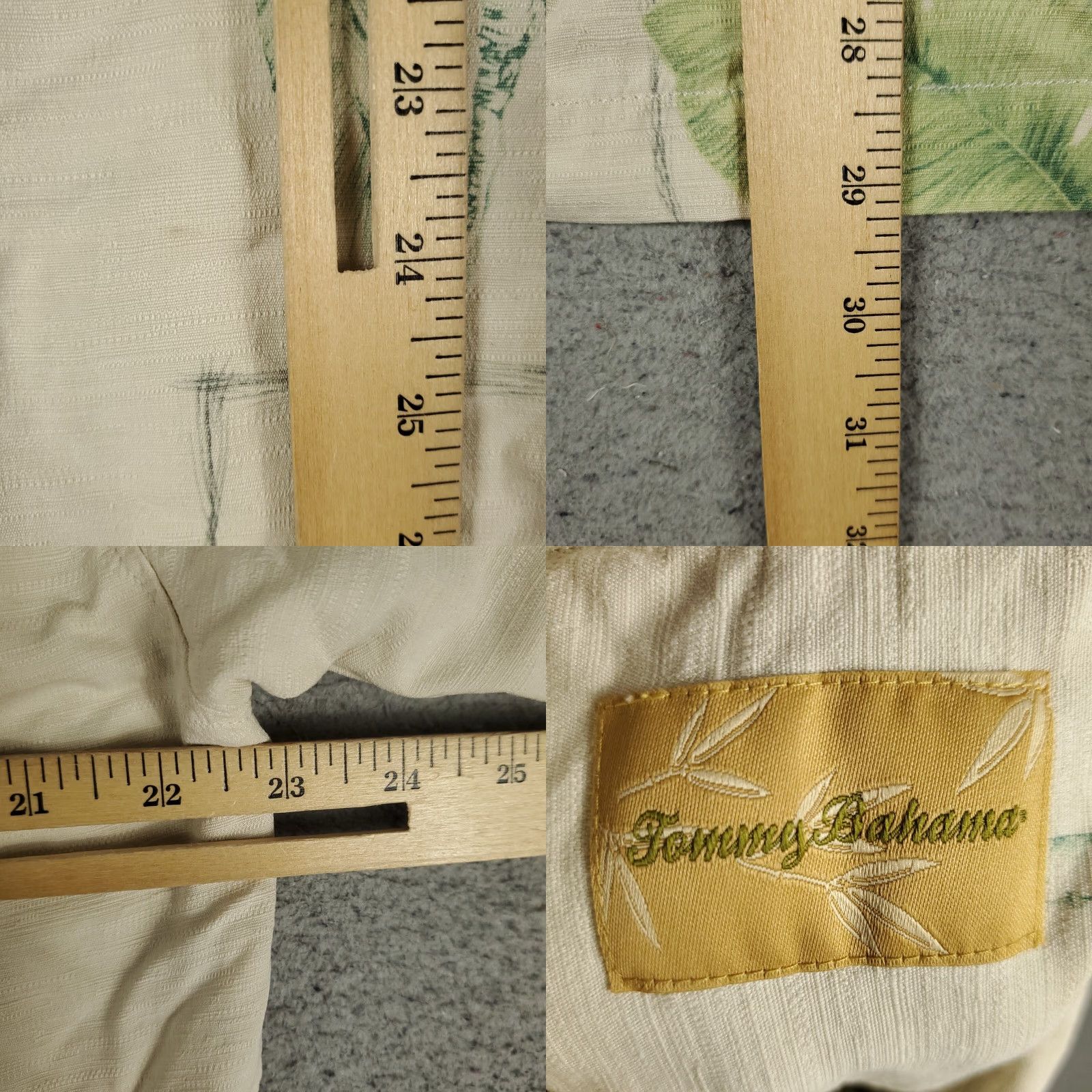 Tommy Bahama Tommy Bahama Shirt Mens M Beige Silk Hawaiian Short Sleeve Button-Up Collared Aloha Beach Classic Modern Casual Workwear Size US M / EU 48-50 / 2 - 8 Thumbnail