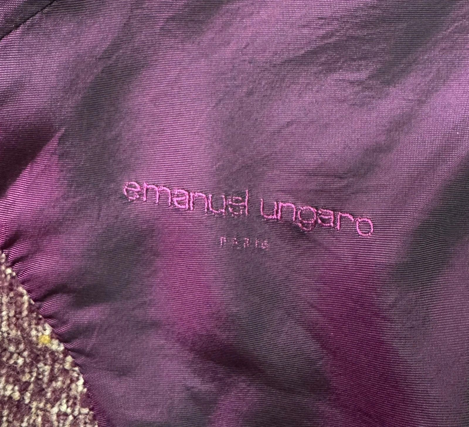 Ungaro Paris Emanuel Ungaro Blazer + Top Wool Pleated Set size L Size L / US 10 / IT 46 - 14 Thumbnail