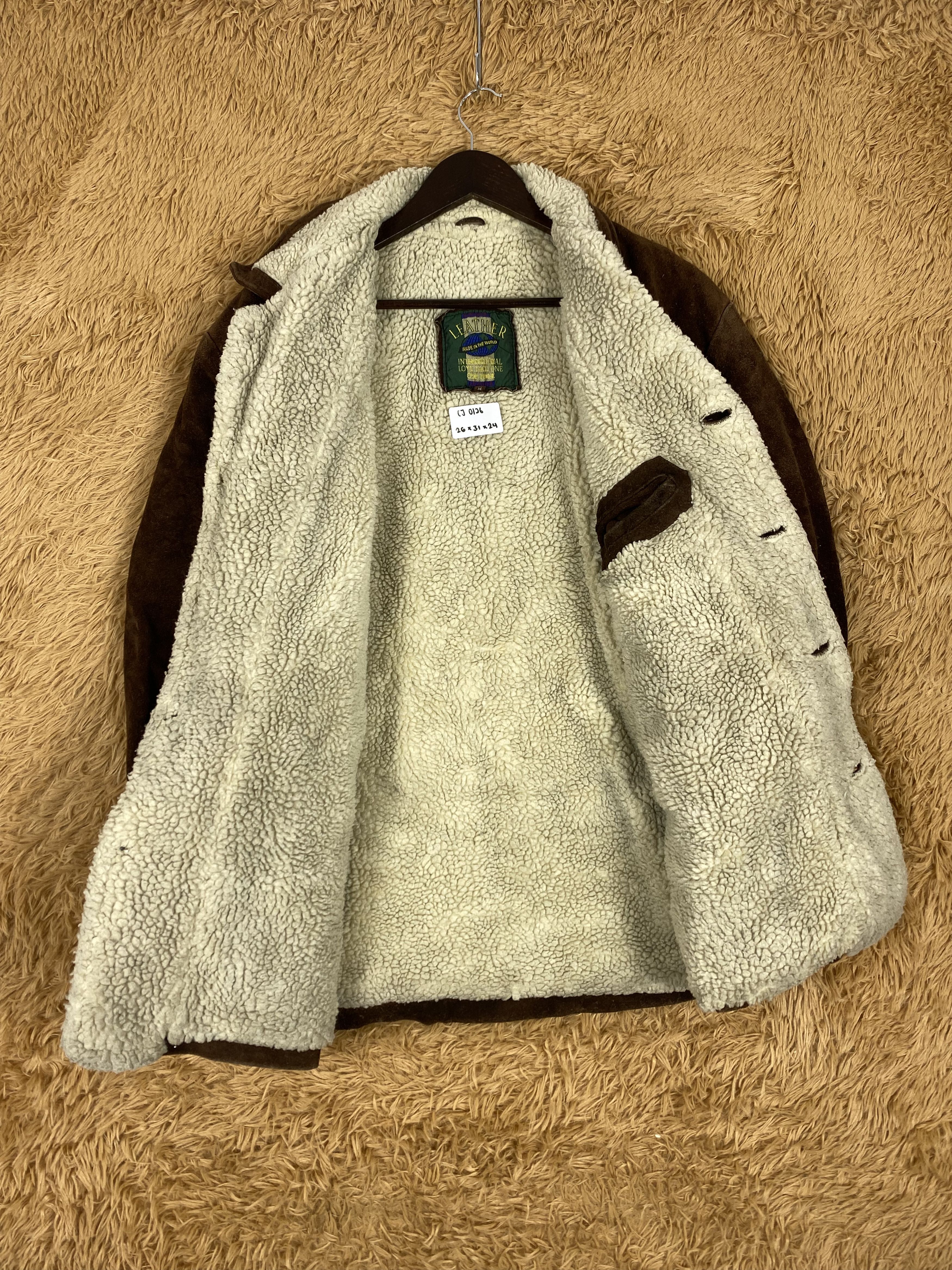 Leather Vintage Leather Fleece Lining Jacket Size US M / EU 48-50 / 2 - 5 Thumbnail