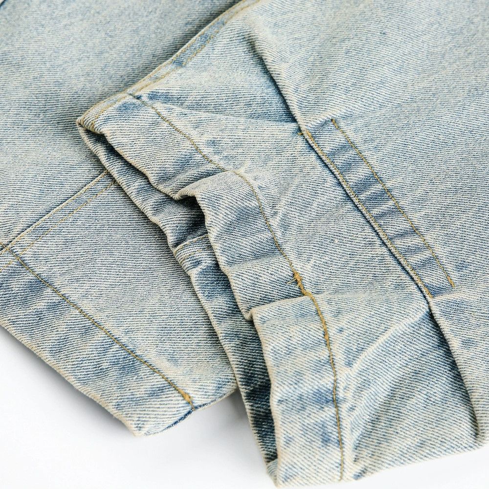 Vintage Men's punk washed distressed dirty scimitar jeans Size US 32 / EU 48 - 6 Thumbnail