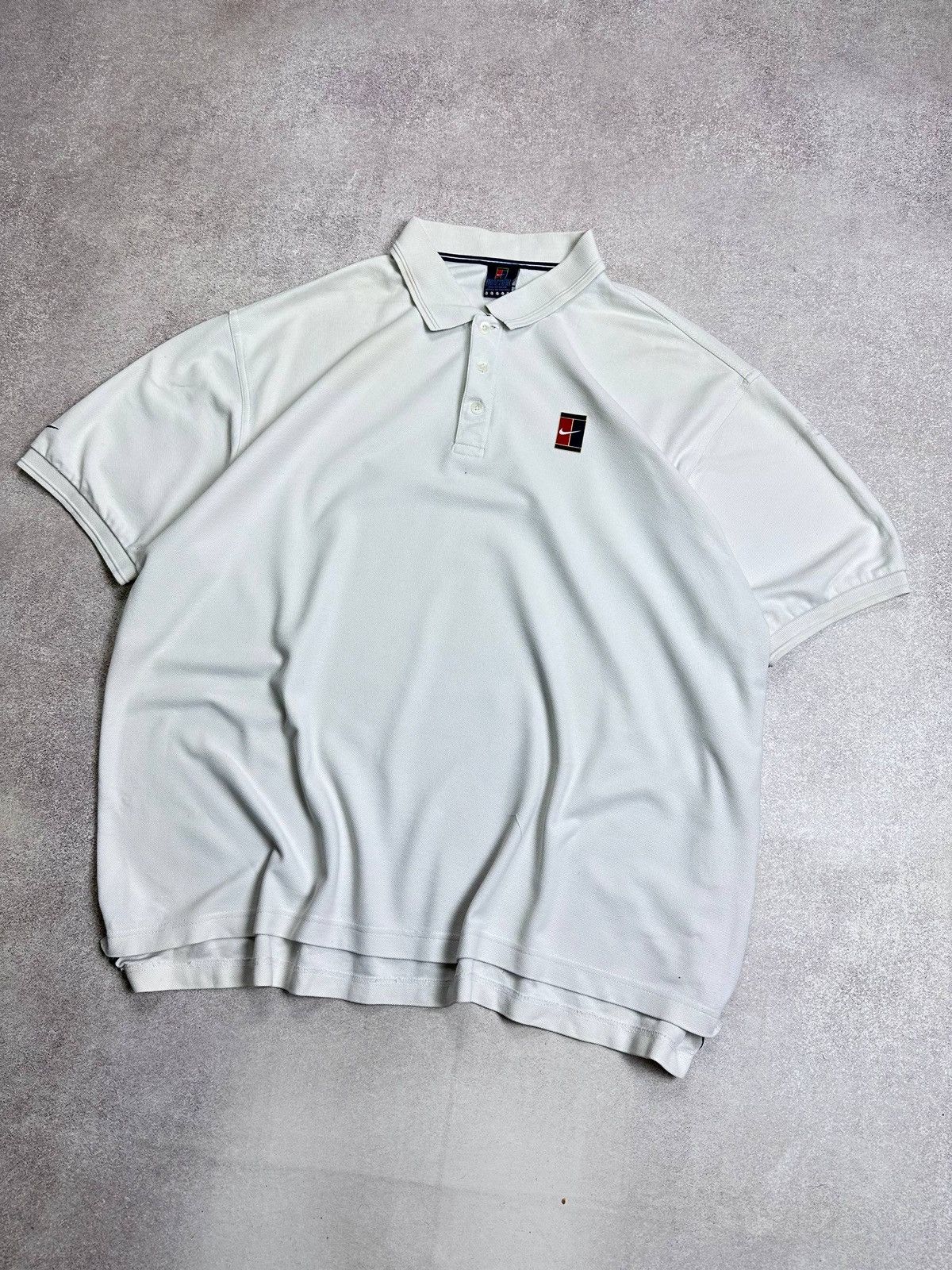 Nike Vintage Nike Challenge Court Andre Agassi Polo Tennis Shirt Size US XL / EU 56 / 4 - 2 Thumbnail