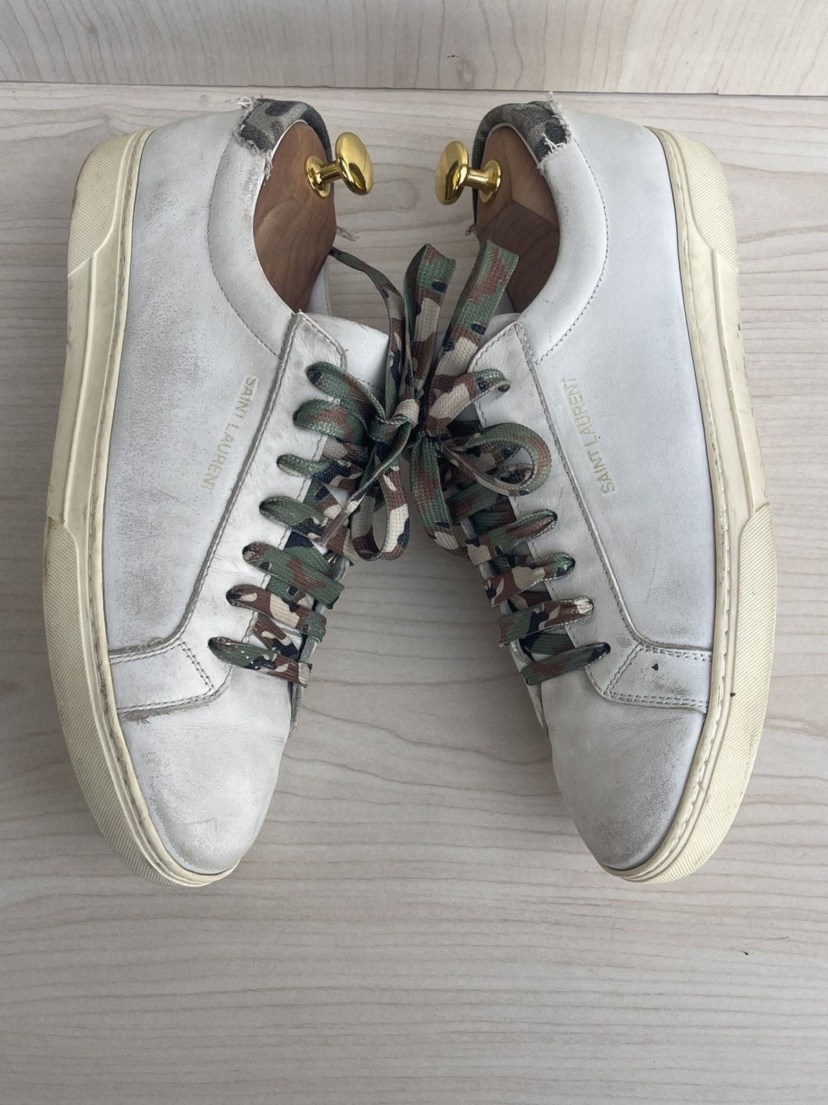 Saint Laurent Paris Saint Laurent Andy Low-Top Sneakers Size US 6 / EU 39 - 4 Thumbnail