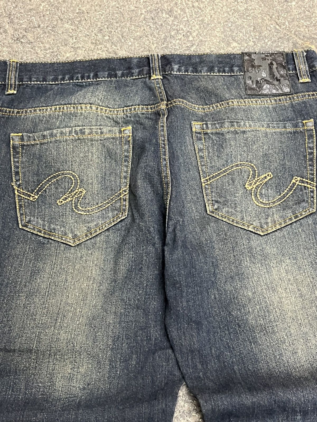 Ecko Unltd. × Vintage Y2k baggy fit faded dark wash denim skater hype rare drill Size US 36 / EU 52 - 5 Thumbnail