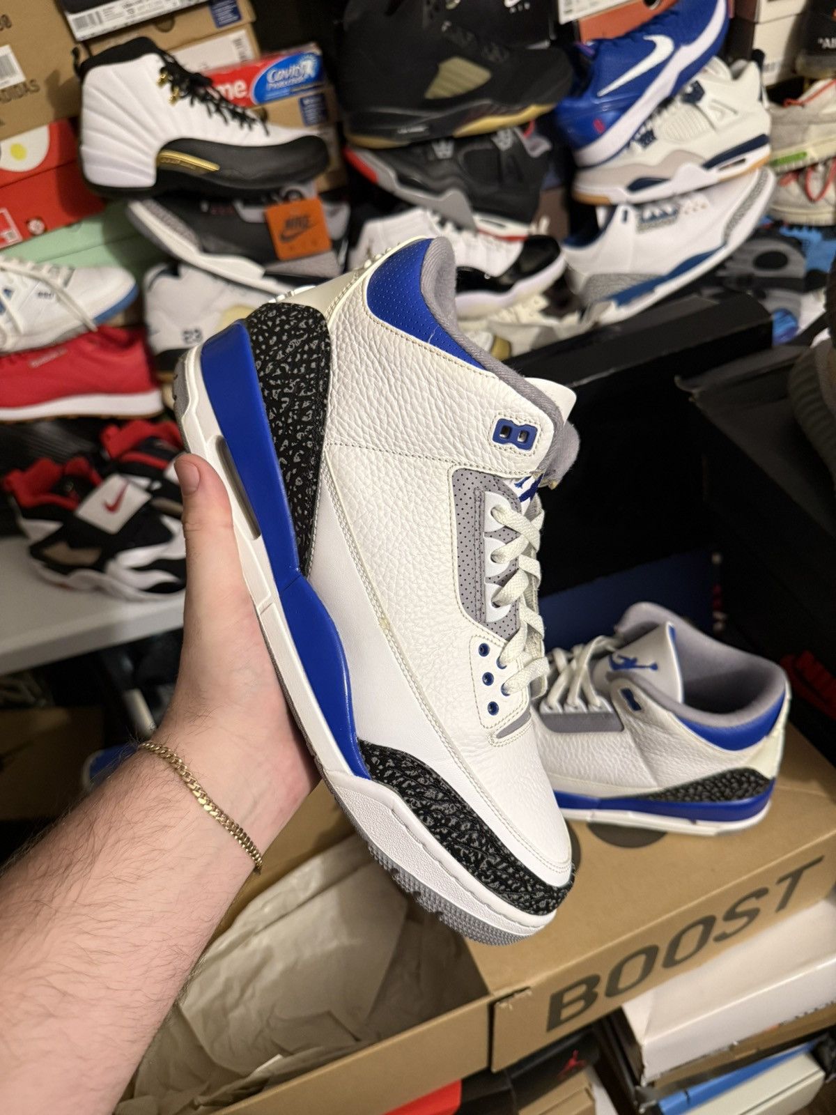 Jordan retro 3 racer blue sz 13