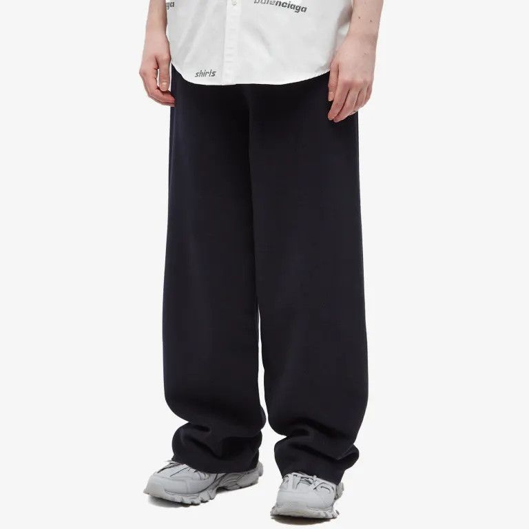 Balenciaga o1la1rc1a0325 Elastic Waist Pant in Navy Size US 34 / EU 50 - 2 Thumbnail