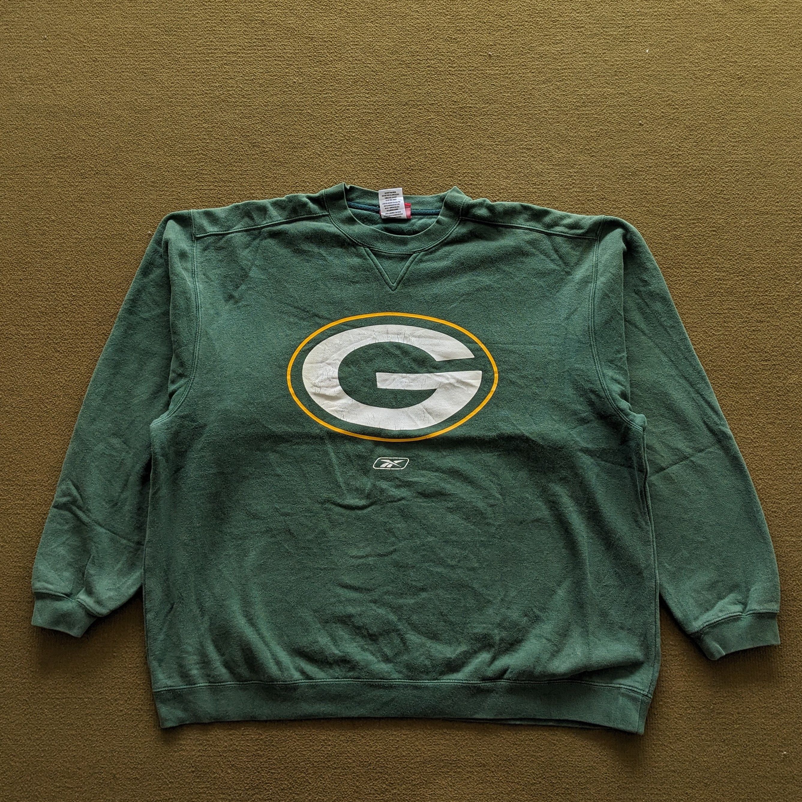 Vintage Vintage GREEN BAY PACKERS Reebok Sweatshirt Size US XL / EU 56 / 4 - 1 Thumbnail