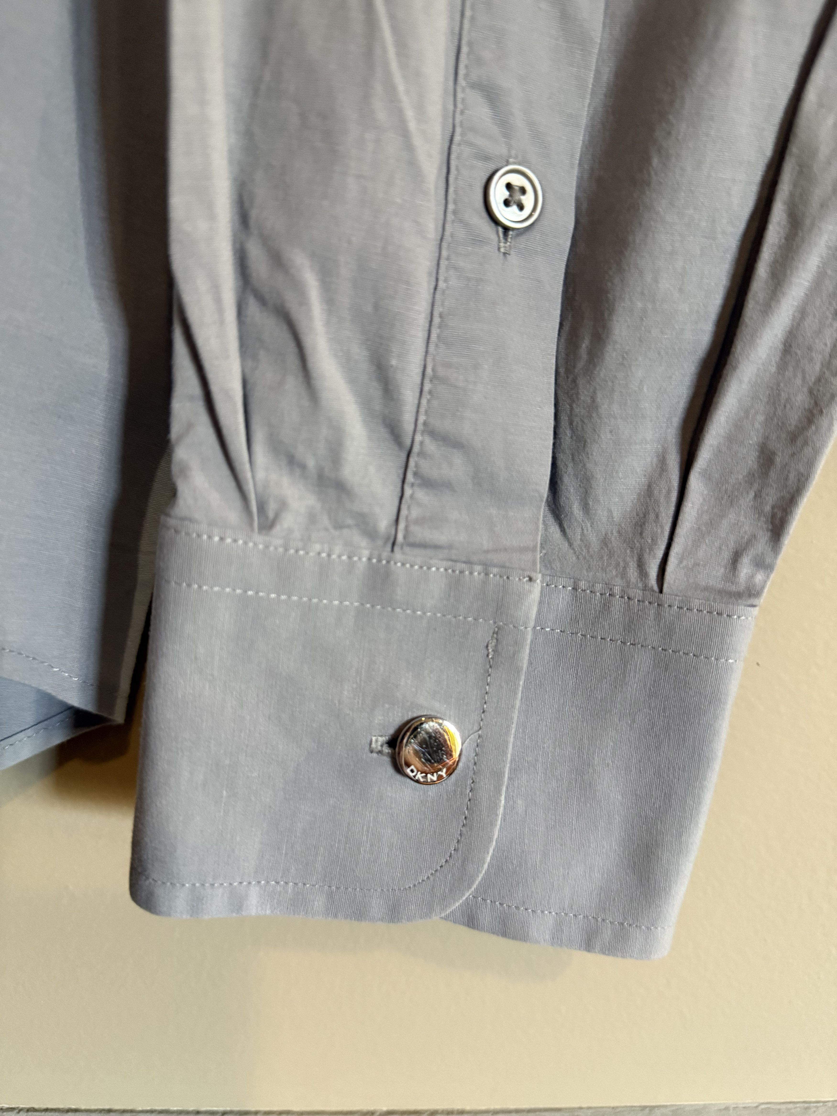 DKNY DKNY Grey L/S Dress Shirt, Men's Medium Size US M / EU 48-50 / 2 - 5 Thumbnail