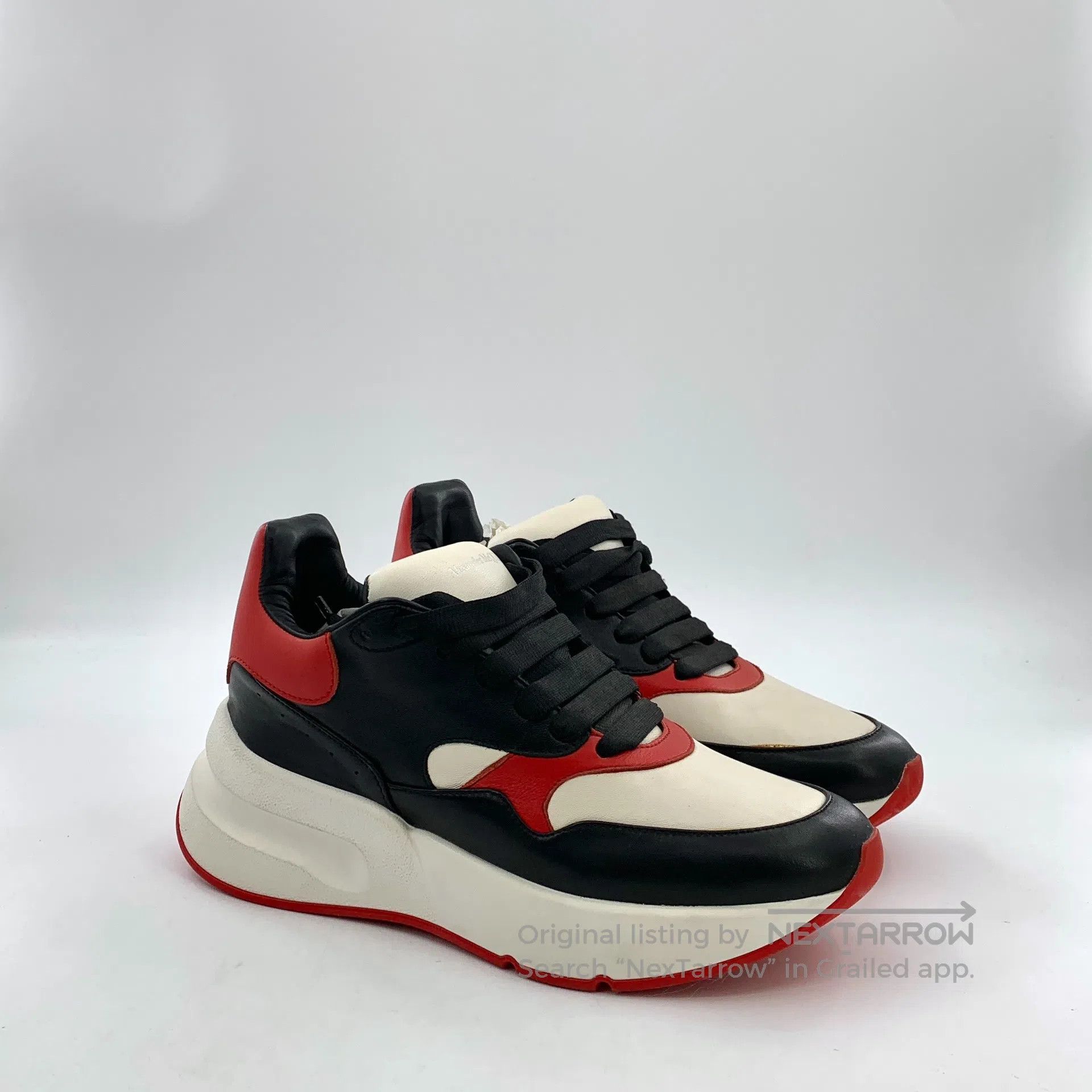 Alexander McQueen ALEXANDER MCQUEEN Contrast Color Laced Casual Flat Sneaker Size US 6 / EU 39 - 2 Thumbnail