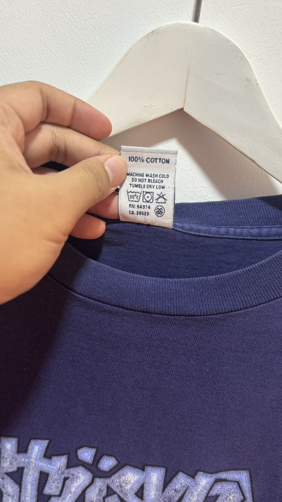 Stussy Vintage Stussy Graffiti Font Single Stitch Size US L / EU 52-54 / 3 - 4 Thumbnail