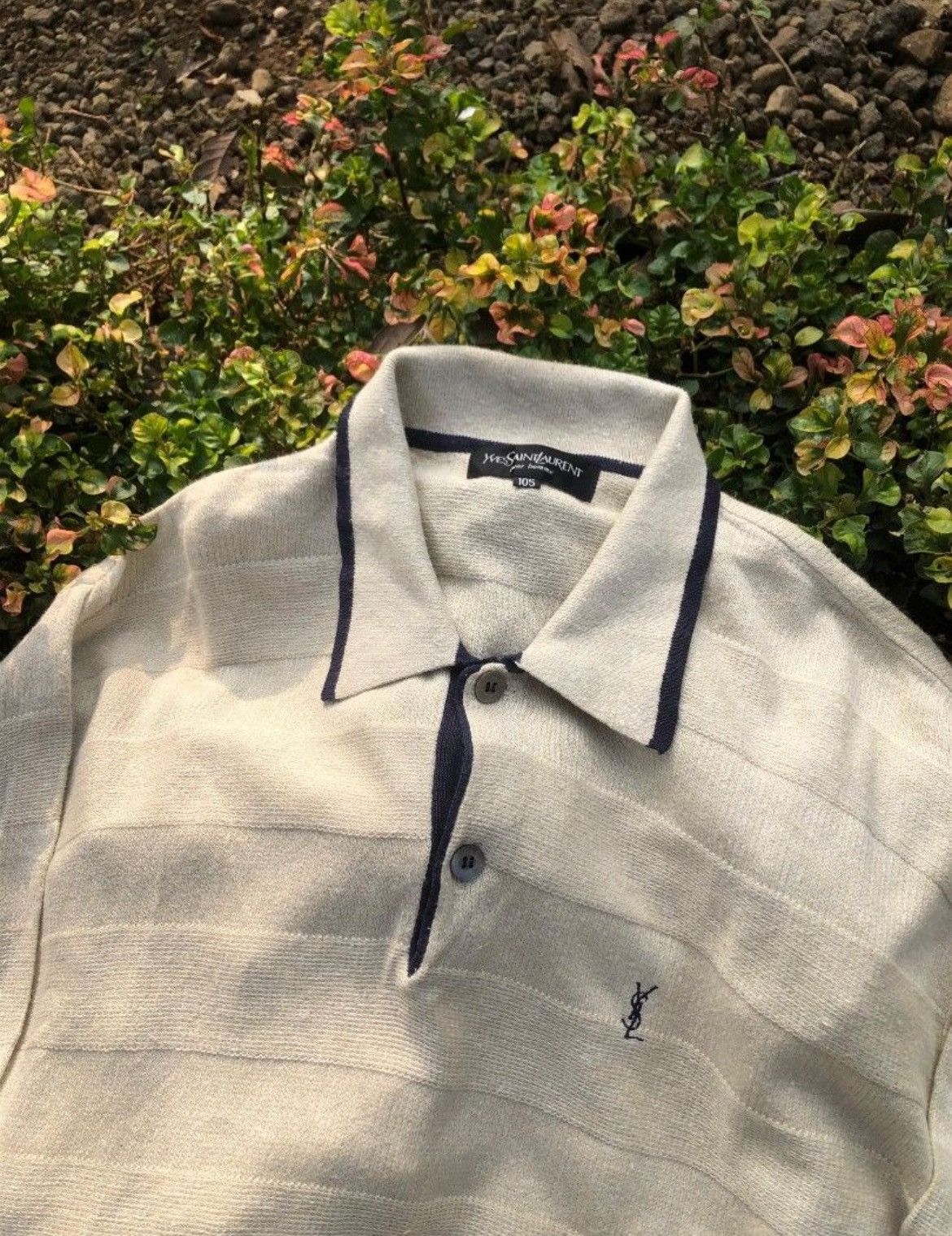 Yves Saint Laurent Yves Saint Laurent YSL Polo Knitwear Size US L / EU 52-54 / 3 - 2 Thumbnail