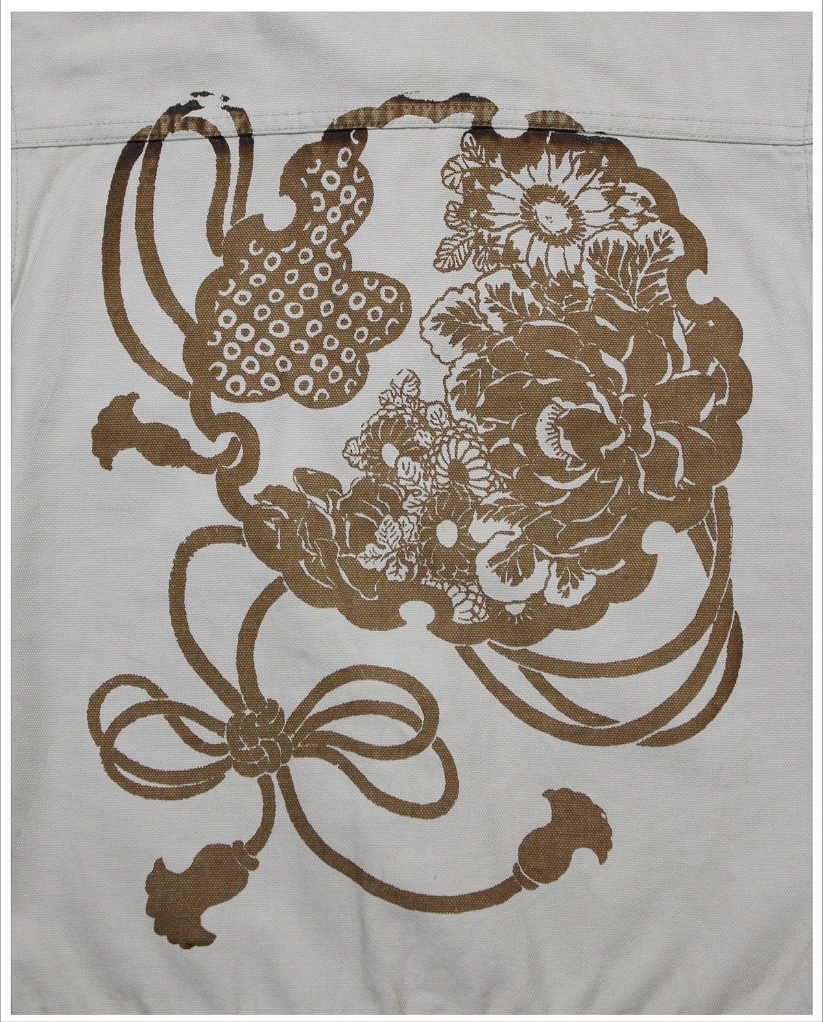 Hysteric Glamour 2000S ちきりや CHIKIRIYA BOTANICAL CREST DENIM JACKET Size S / US 4 / IT 40 - 6 Thumbnail