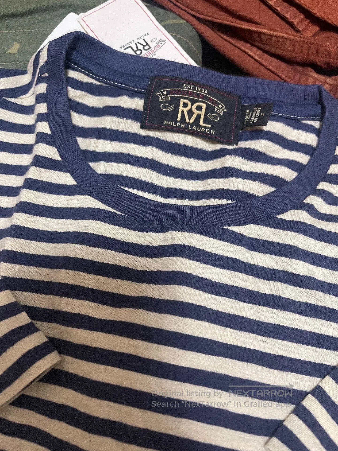 RRL Ralph Lauren RRL Double RL Striped Tee. Size US M / EU 48-50 / 2 - 2 Thumbnail