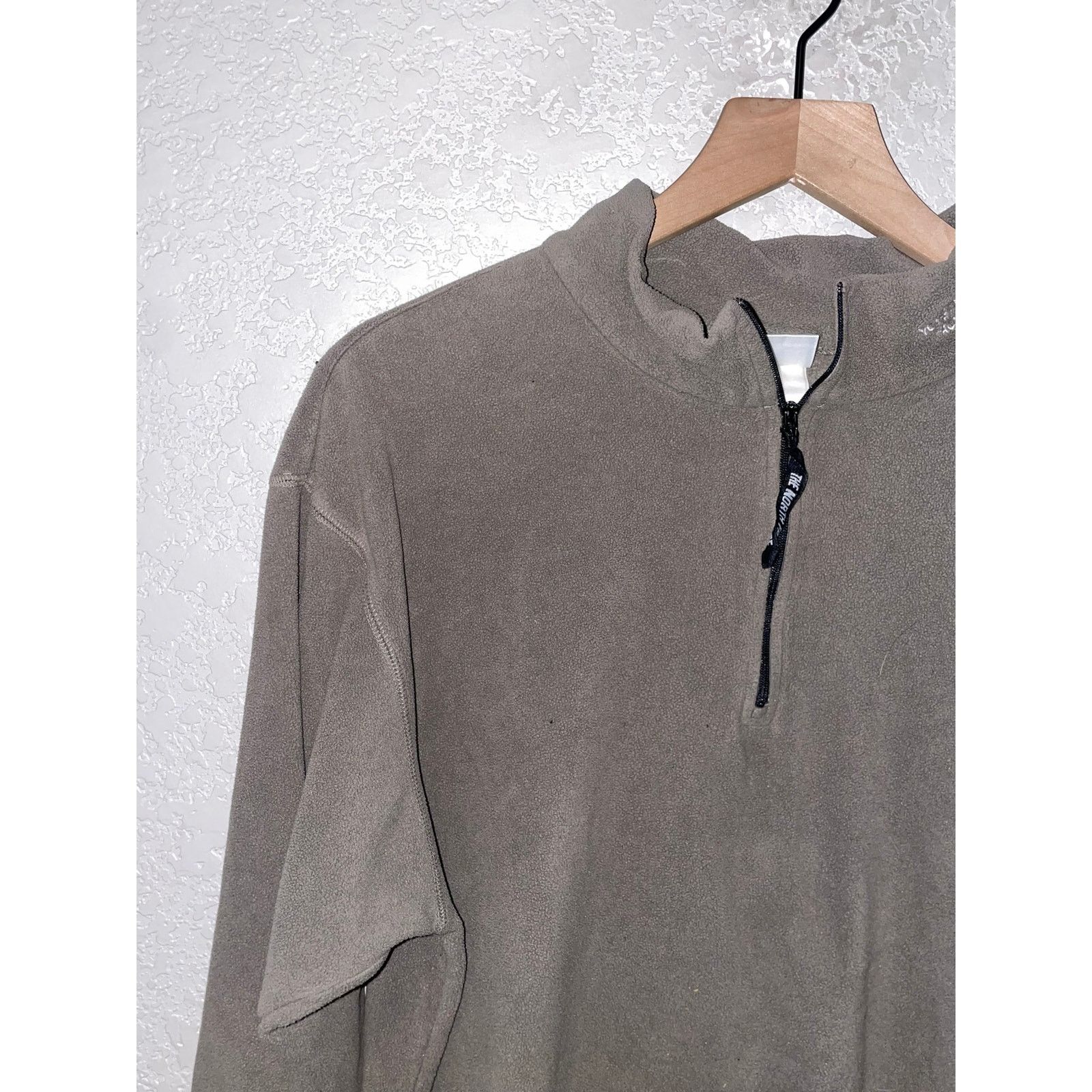 The North Face The North Face Brown Fleece Quarter Zip Jacket Sweatshirt M Size US M / EU 48-50 / 2 - 2 Thumbnail