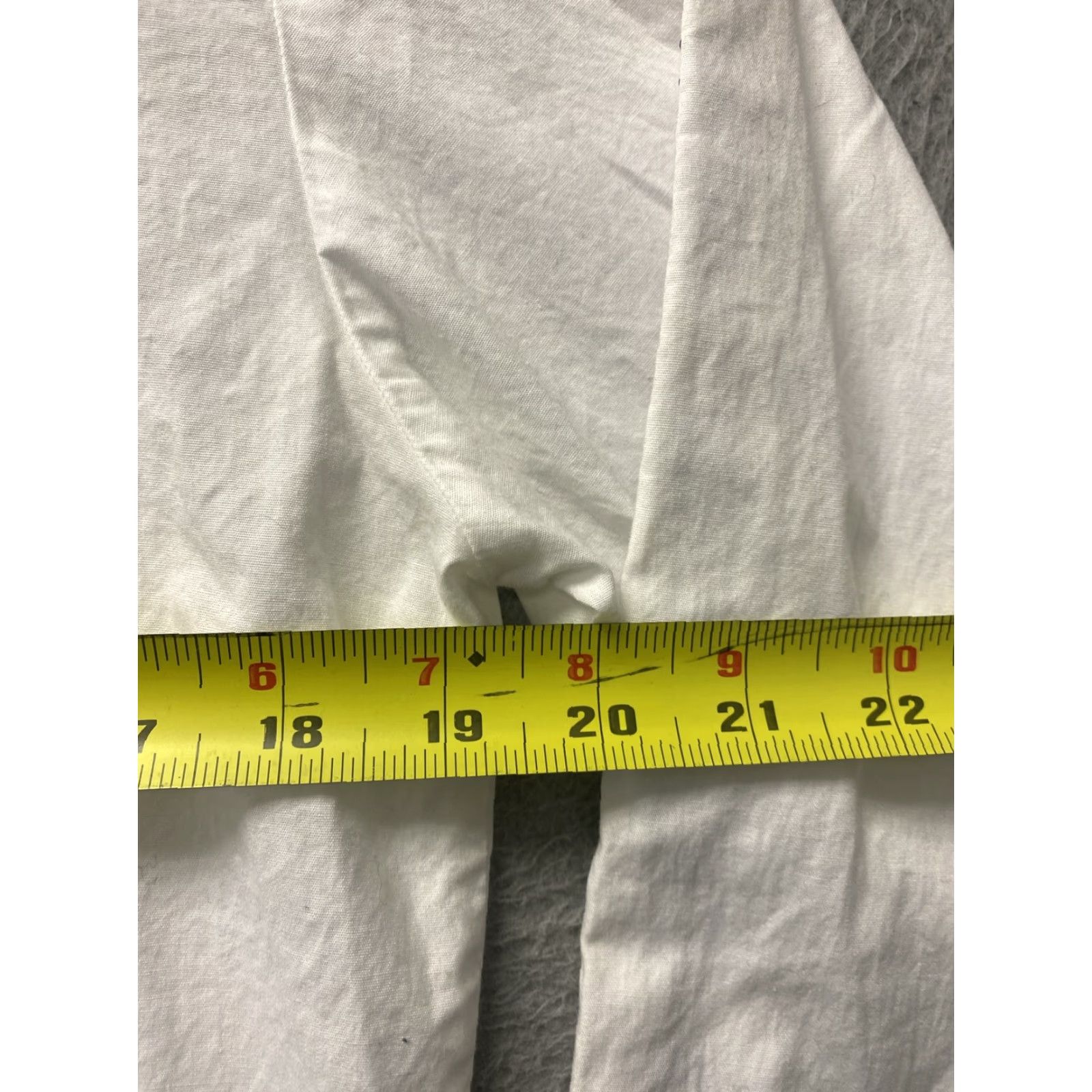 Roper VINTAGE Roper Men's Dress Shirt Button Up White 100% Cotton Long Sleeve Business Workwear Medical Nurse Size 40R - 6 Thumbnail