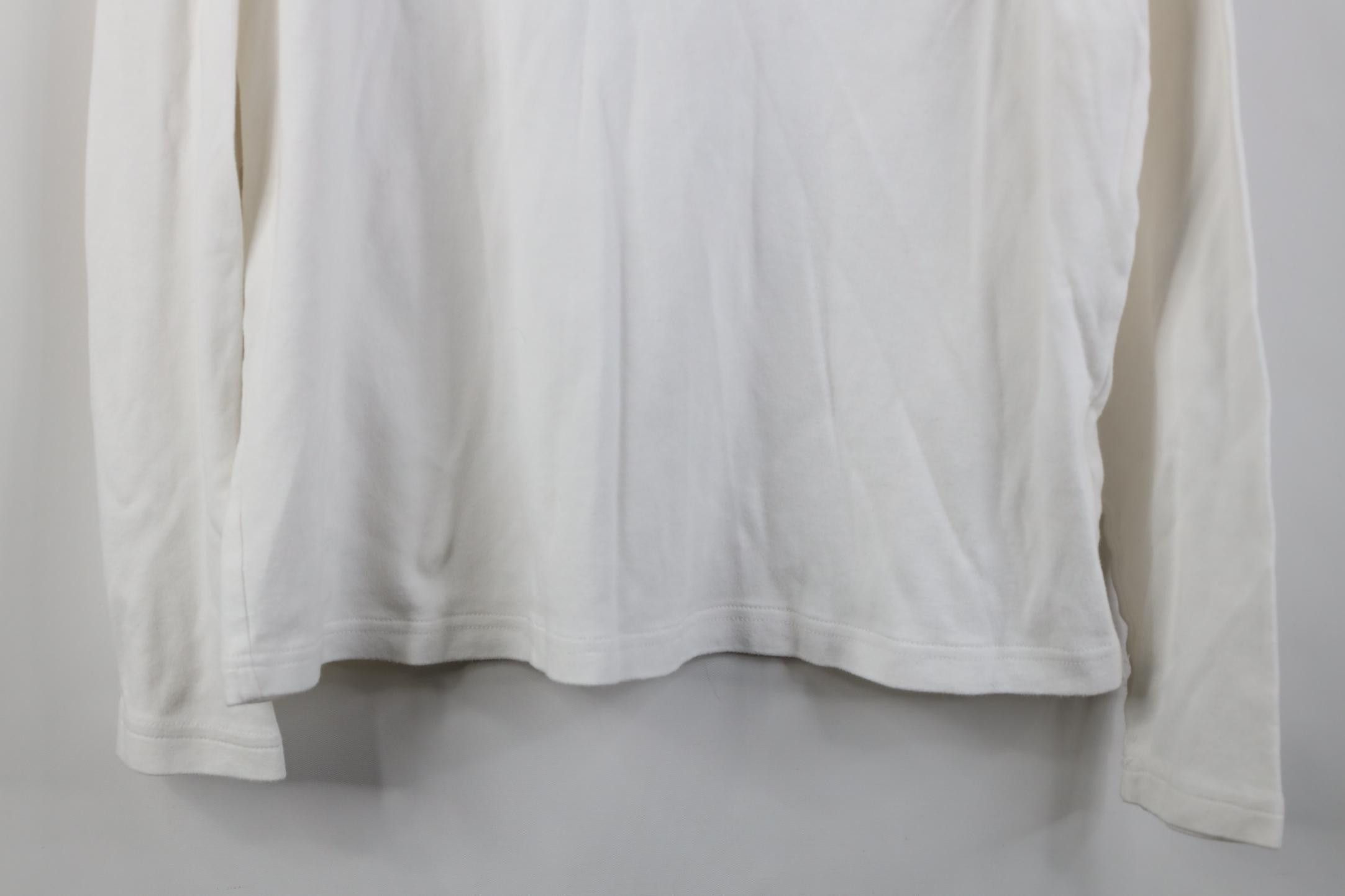 Vintage Vintage 90s Streetwear Pumpkin Turtleneck T-Shirt White Size M / US 6-8 / IT 42-44 - 3 Thumbnail