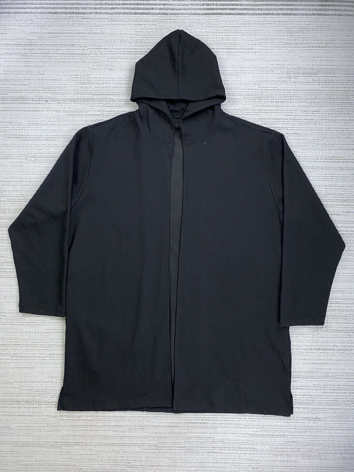 In The Attic × Japanese Brand × Vintage Vintage In The Attic Long Coat Zipless Hooded Jacket Size US XL / EU 56 / 4 - 1 Thumbnail