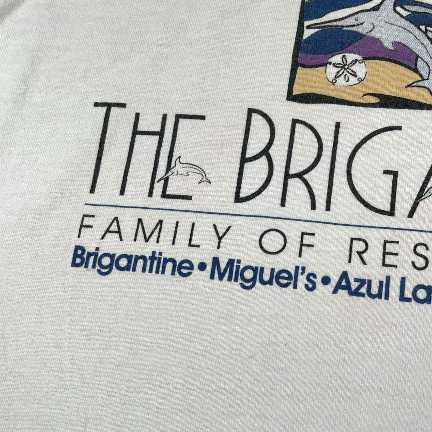 Gildan VINTAGE Gildan T-Shirt Brigantine California 90s Mens Large Pink Tee Shirt Crew Neck Regular Fit Size US L / EU 52-54 / 3 - 5 Thumbnail
