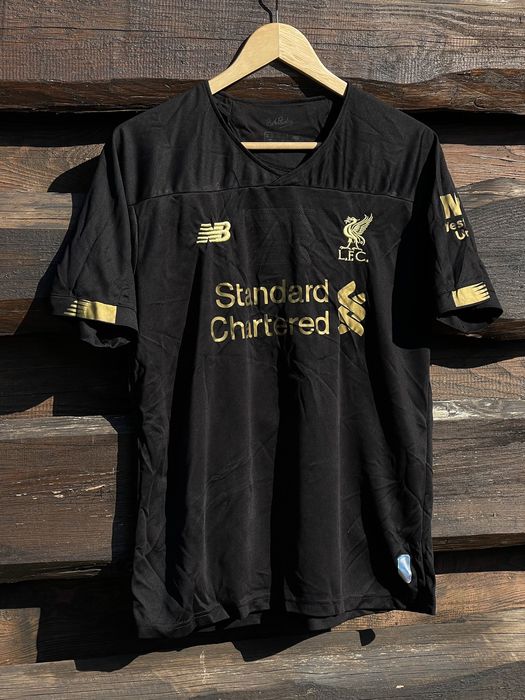 Liverpool black hot sale gold jersey