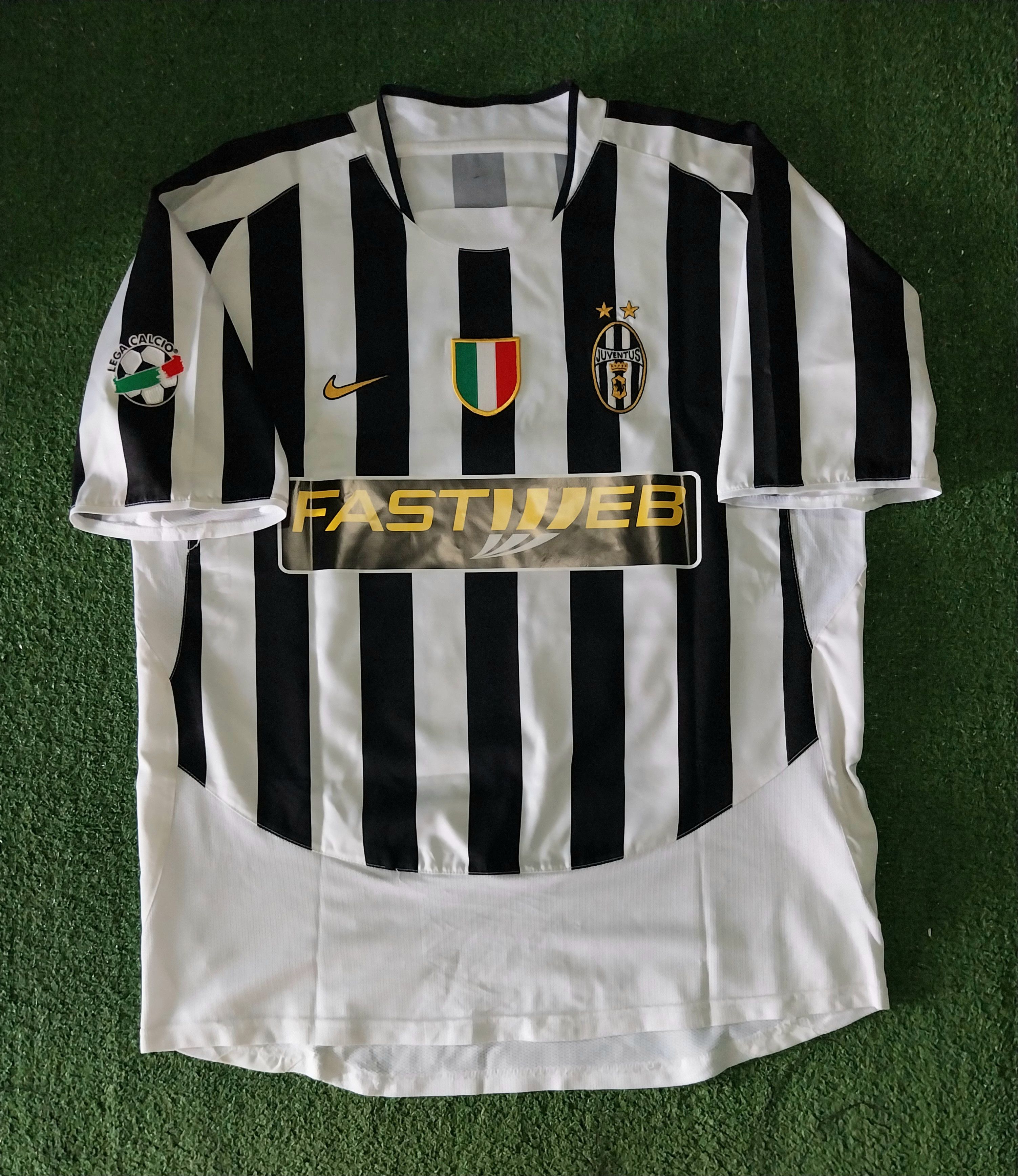 Nike Juventus home 2003/2004 alex del piero jersey football Size US L / EU 52-54 / 3 - 1 Thumbnail