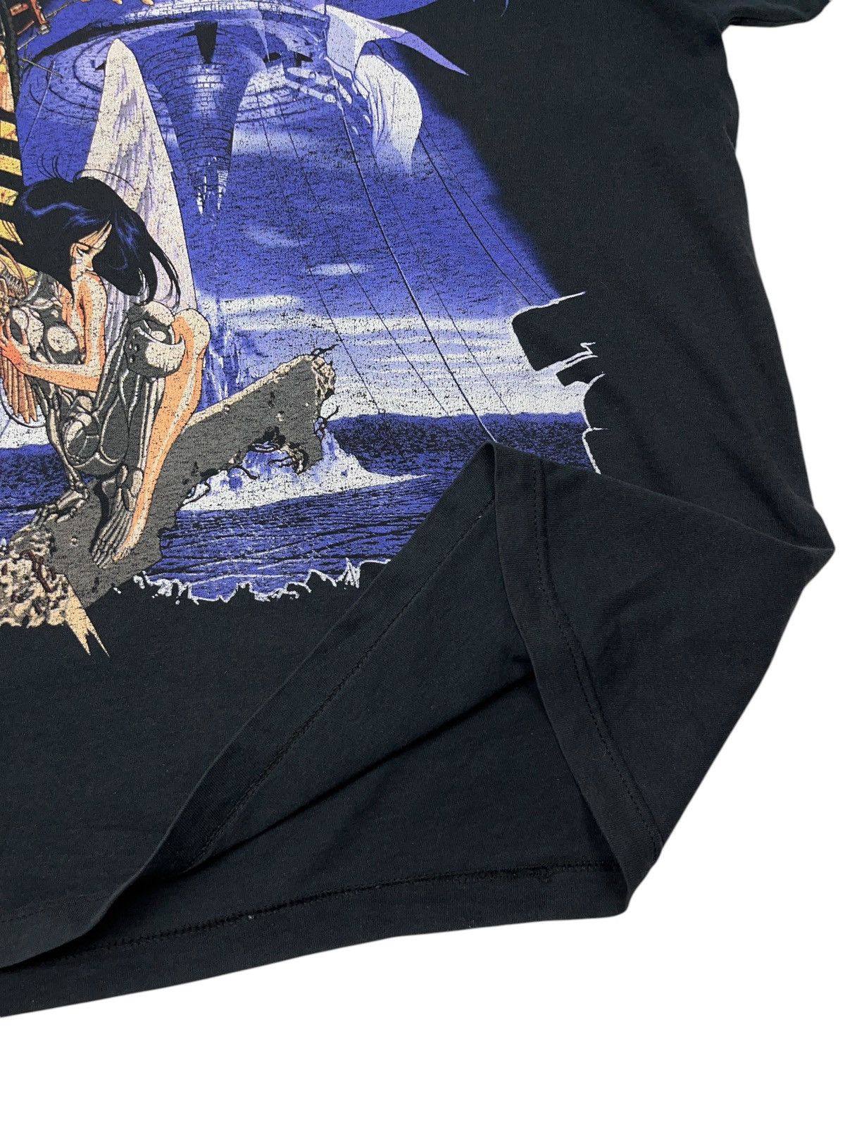 Anime Vintage 90s Alita Battle Angel Gunnm Anime T-shirt Ghost Size US L / EU 52-54 / 3 - 2 Thumbnail