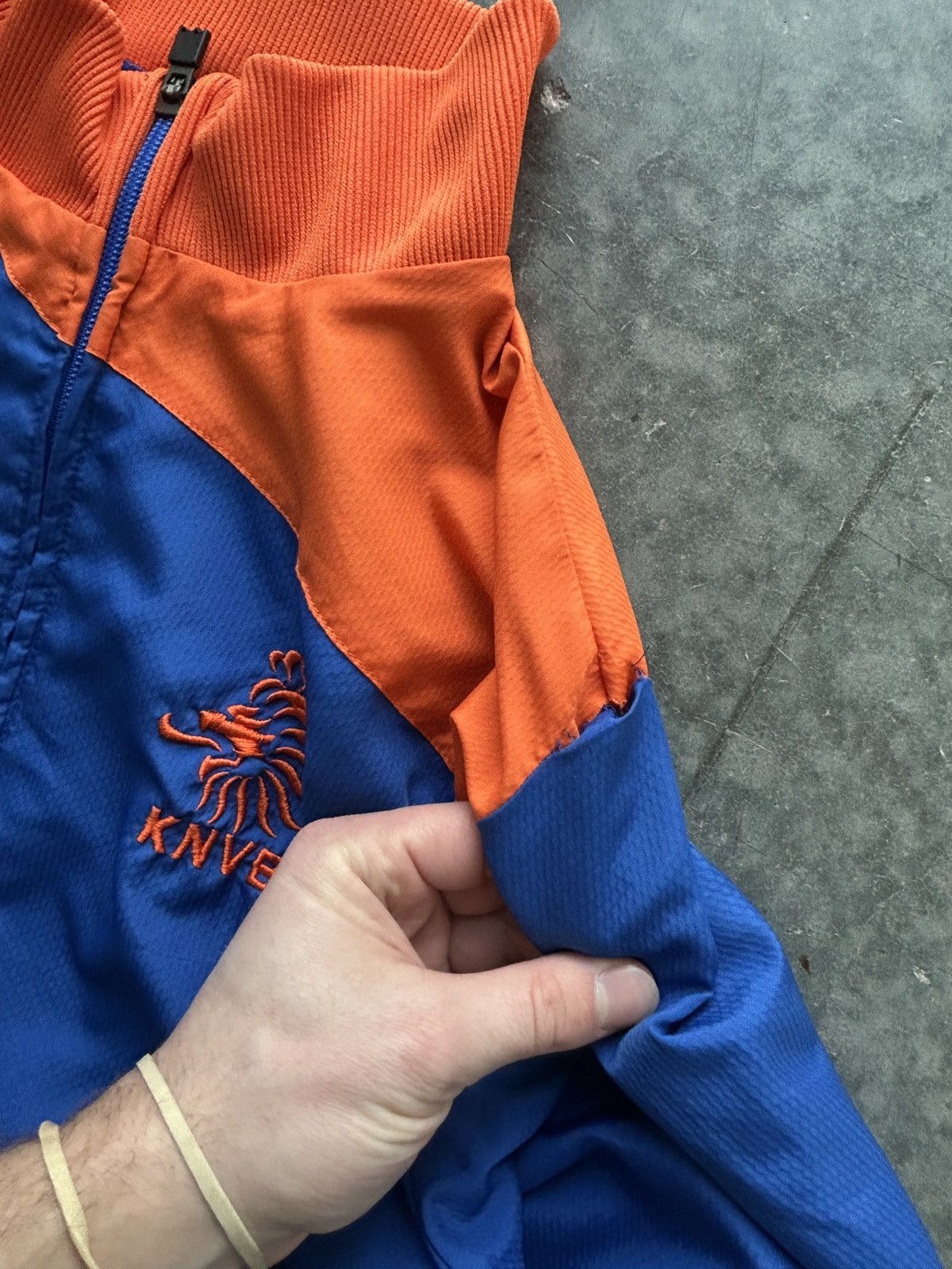 Nike Vintage Y2K Nike Netherlands Track Jacket Football Soccer Size US S / EU 44-46 / 1 - 6 Thumbnail