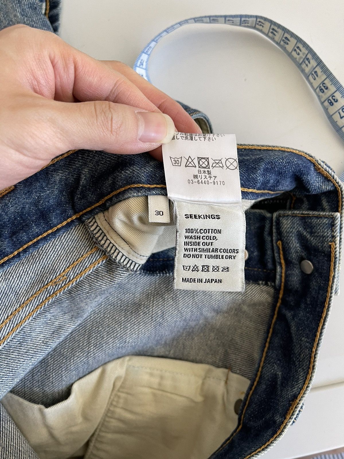 Seekings Seekings 22AW Washed Jeans Size US 30 / EU 46 - 5 Thumbnail