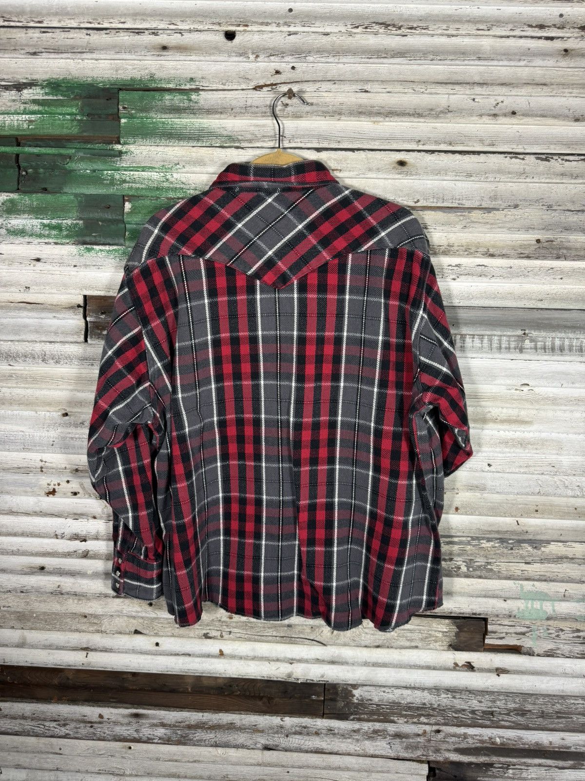 Vintage × Wrangler Vintage Wrangler Western Wear Shirt Size US XXL / EU 58 / 5 - 2 Thumbnail