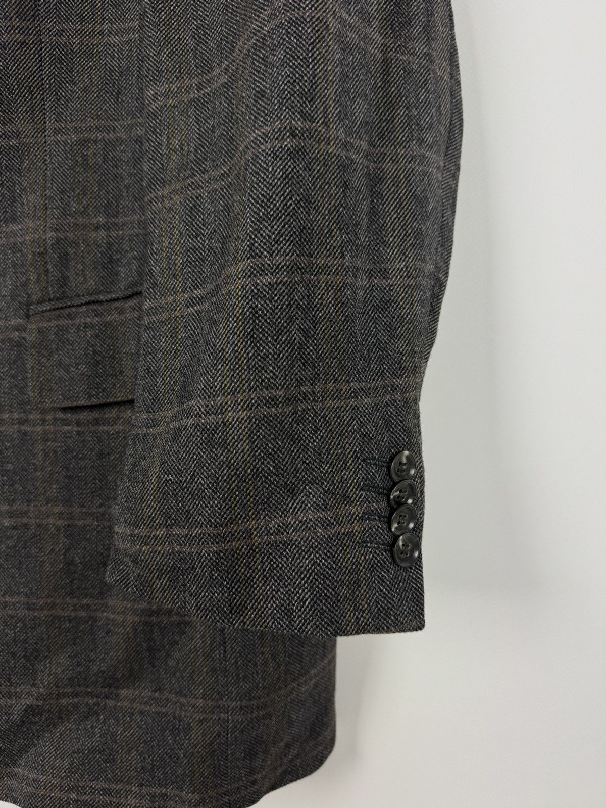 Burberry Burberry London Luzern-S Wool Check Blazer Size 52R - 7 Thumbnail