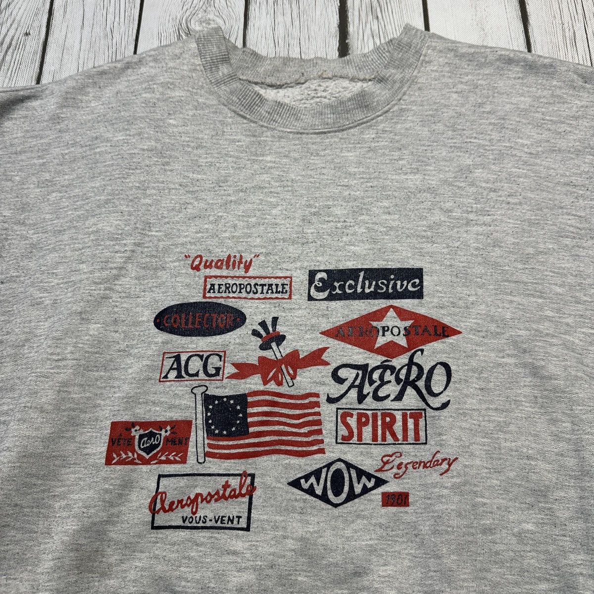 Aeropostale × Vintage Vintage Aeropostale sweatshirt Size US L / EU 52-54 / 3 - 4 Thumbnail