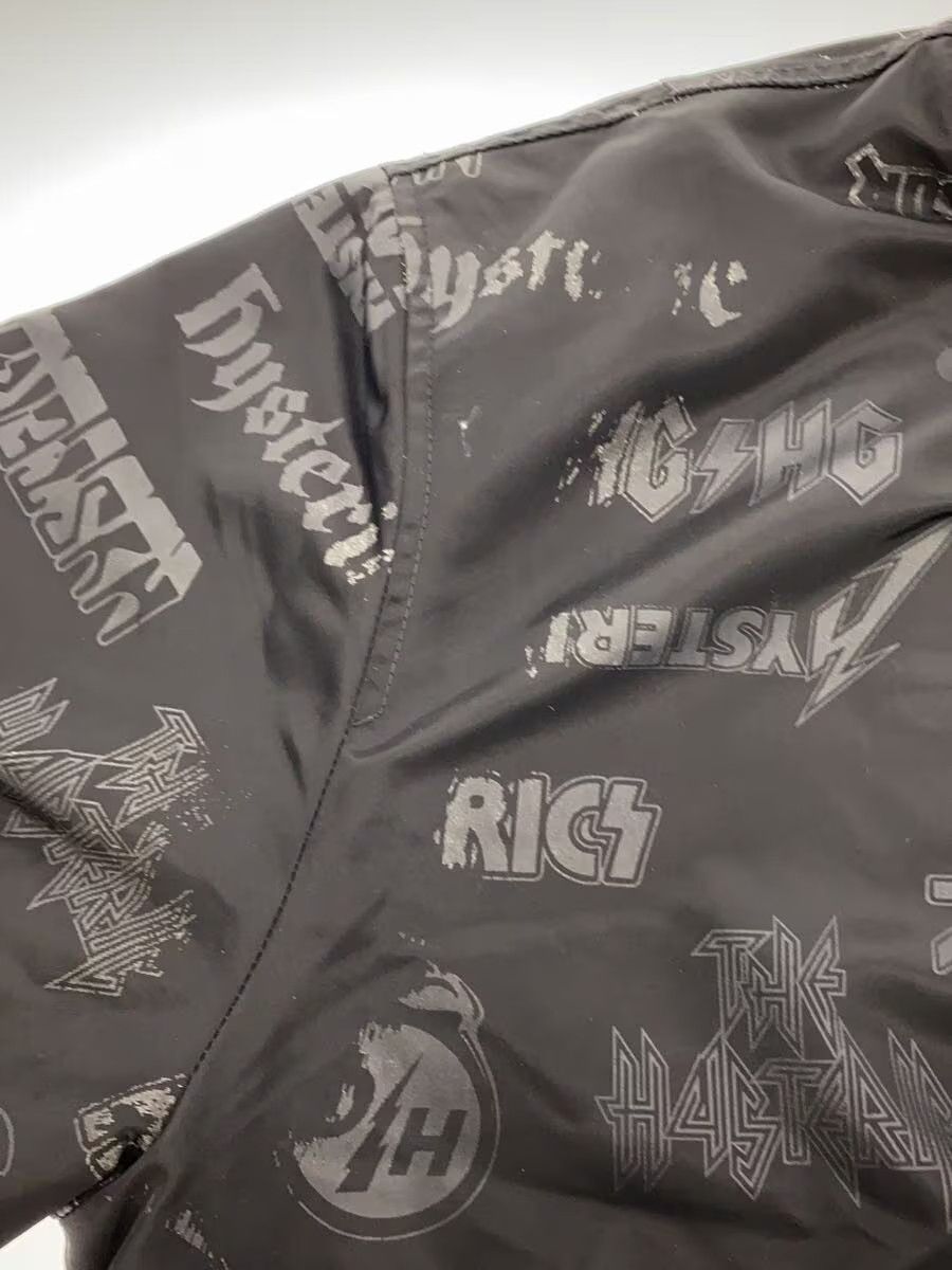 Hysteric Glamour Multi Heavy Metal Logo MA-1 Bomber Jacket Size US L / EU 52-54 / 3 - 3 Thumbnail