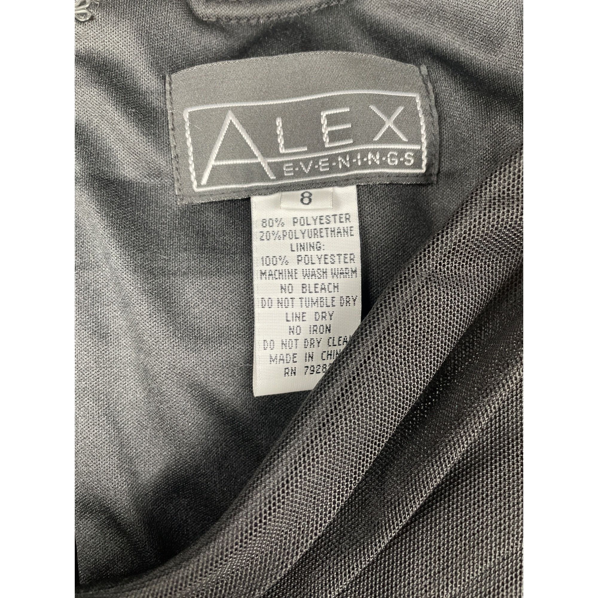 Other Alex Women's Black Evening Gown off the Shoulder/Dress/Maxi Size M / US 6-8 / IT 42-44 - 4 Thumbnail